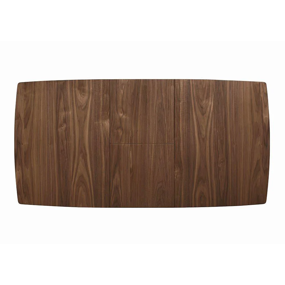 Coaster Furniture Alfredo 108080 63-inch Extension Leaf Dining Table - Natural Walnut - Image 2
