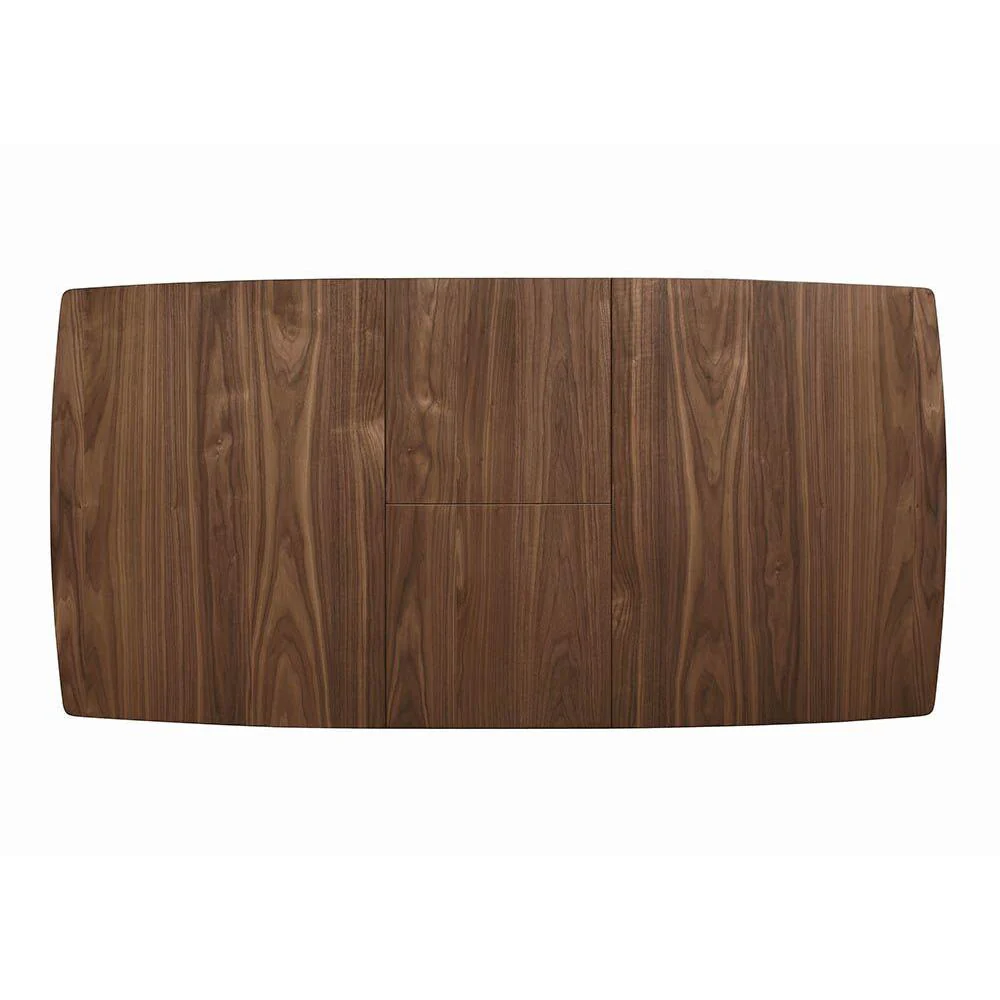 Coaster Furniture Alfredo 108080 63-inch Extension Leaf Dining Table - Natural Walnut - Image 3