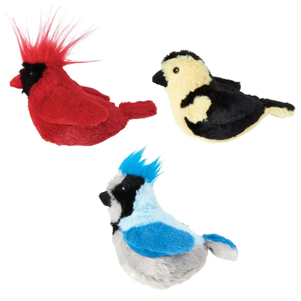 Spot Ethical Pet Cat Toy Songbird With Catnip 5In Assorted - Image 1