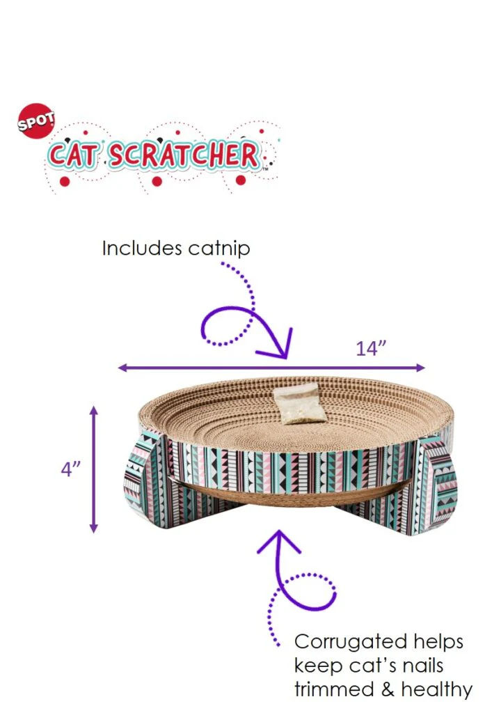 Spot Ethical Pet Cat Scratcher 14in Nest - Image 1