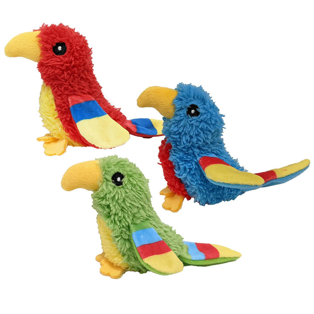 Spot Ethical Pet Cat Toy Love The Earth Parrot With Catnip Assorted - Image 1