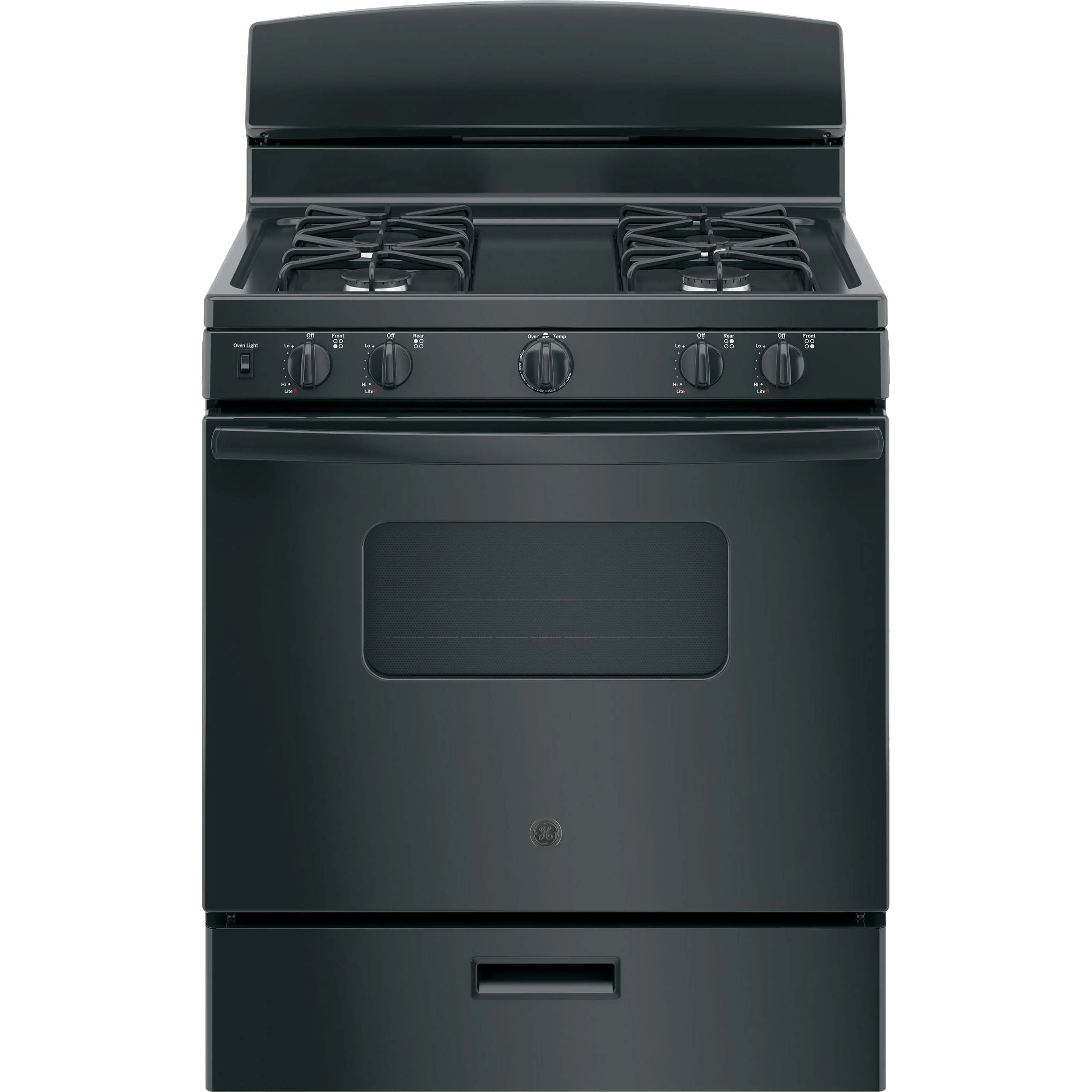 GE 30-inch Freestanding Gas Range with Front Controls JGBS10DEMBB - Image 1