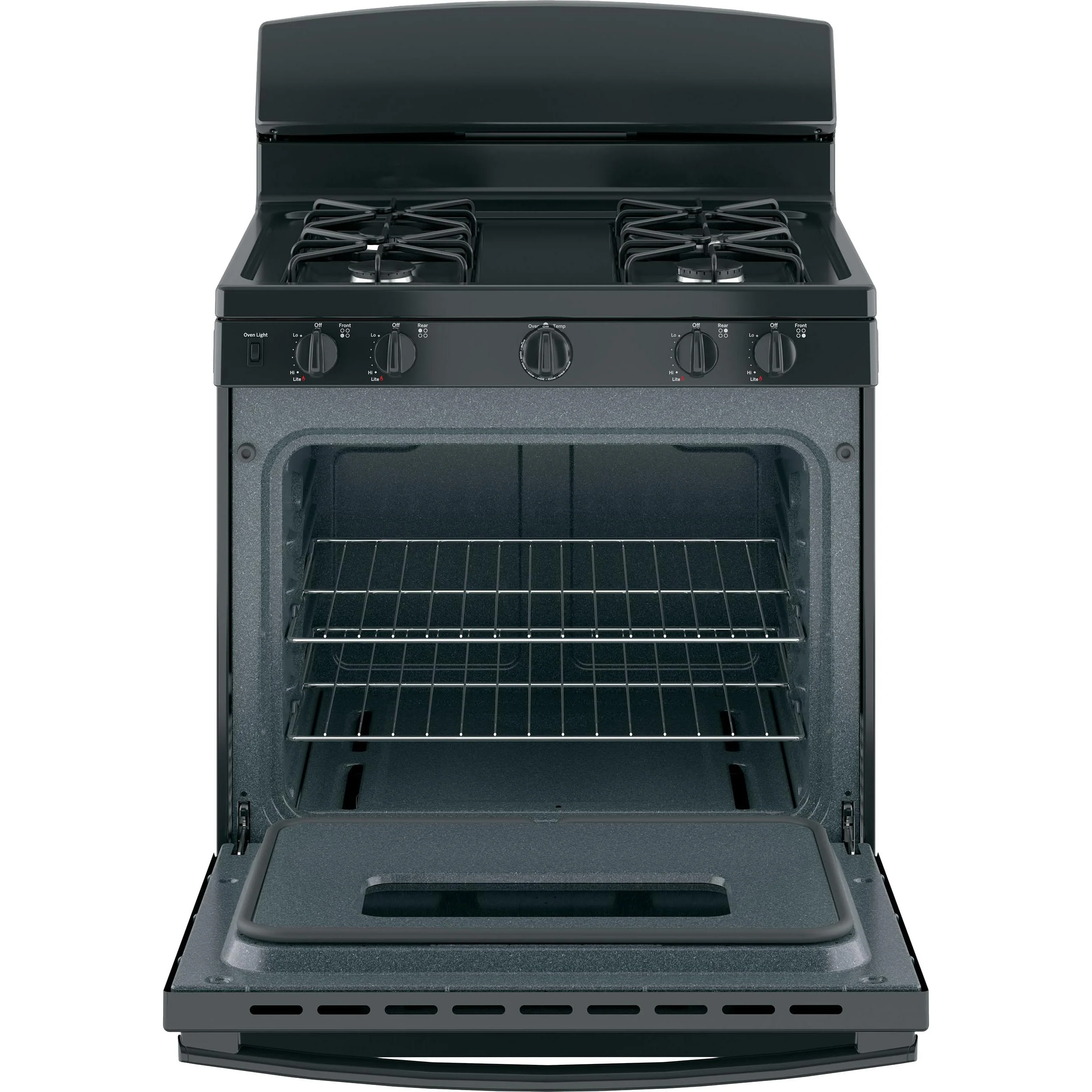 GE 30-inch Freestanding Gas Range with Front Controls JGBS10DEMBB - Image 2