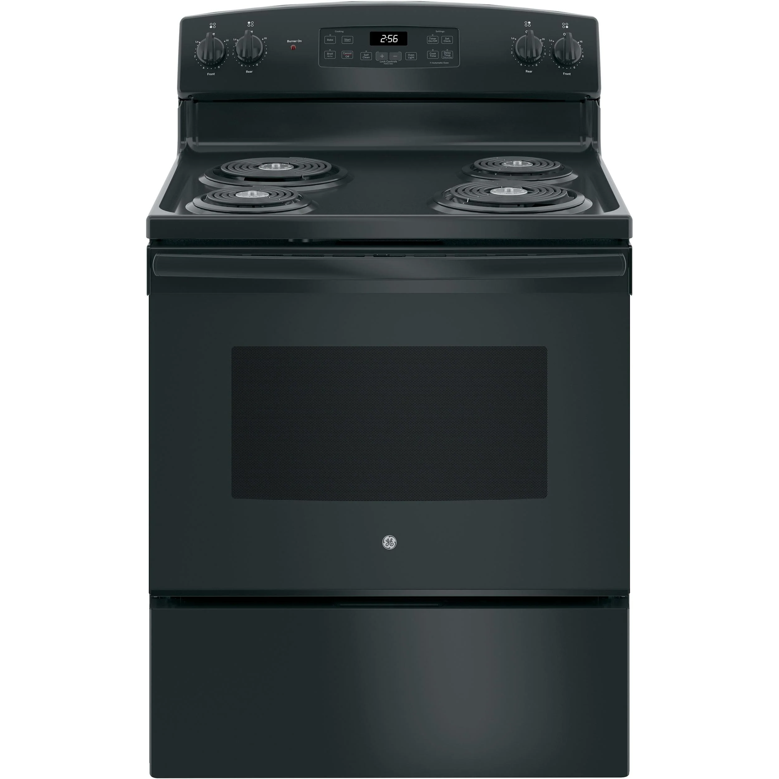 GE 30-inch Freestanding Electric Range JB256DMBB - Image 1
