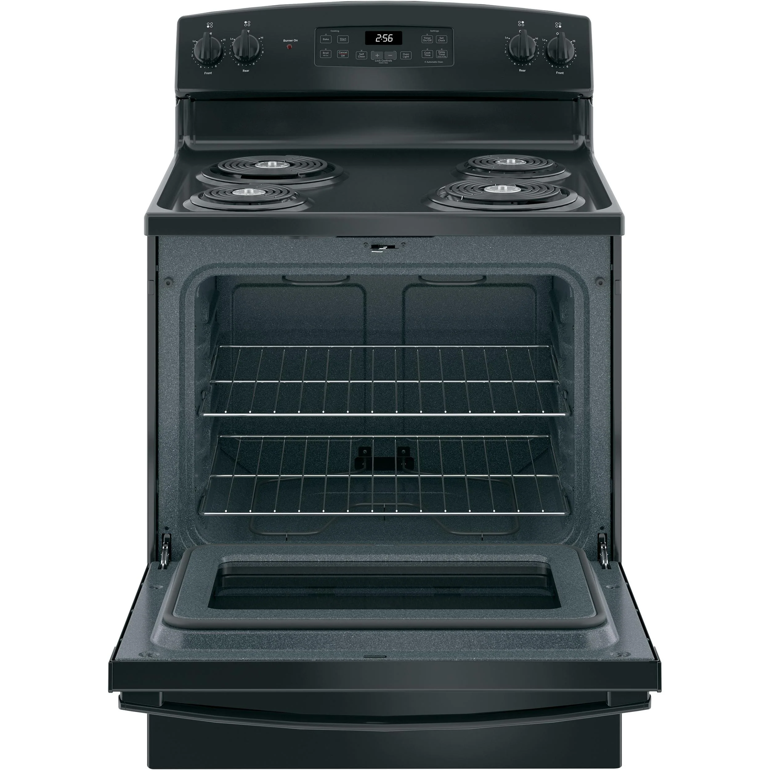 GE 30-inch Freestanding Electric Range JB256DMBB - Image 2