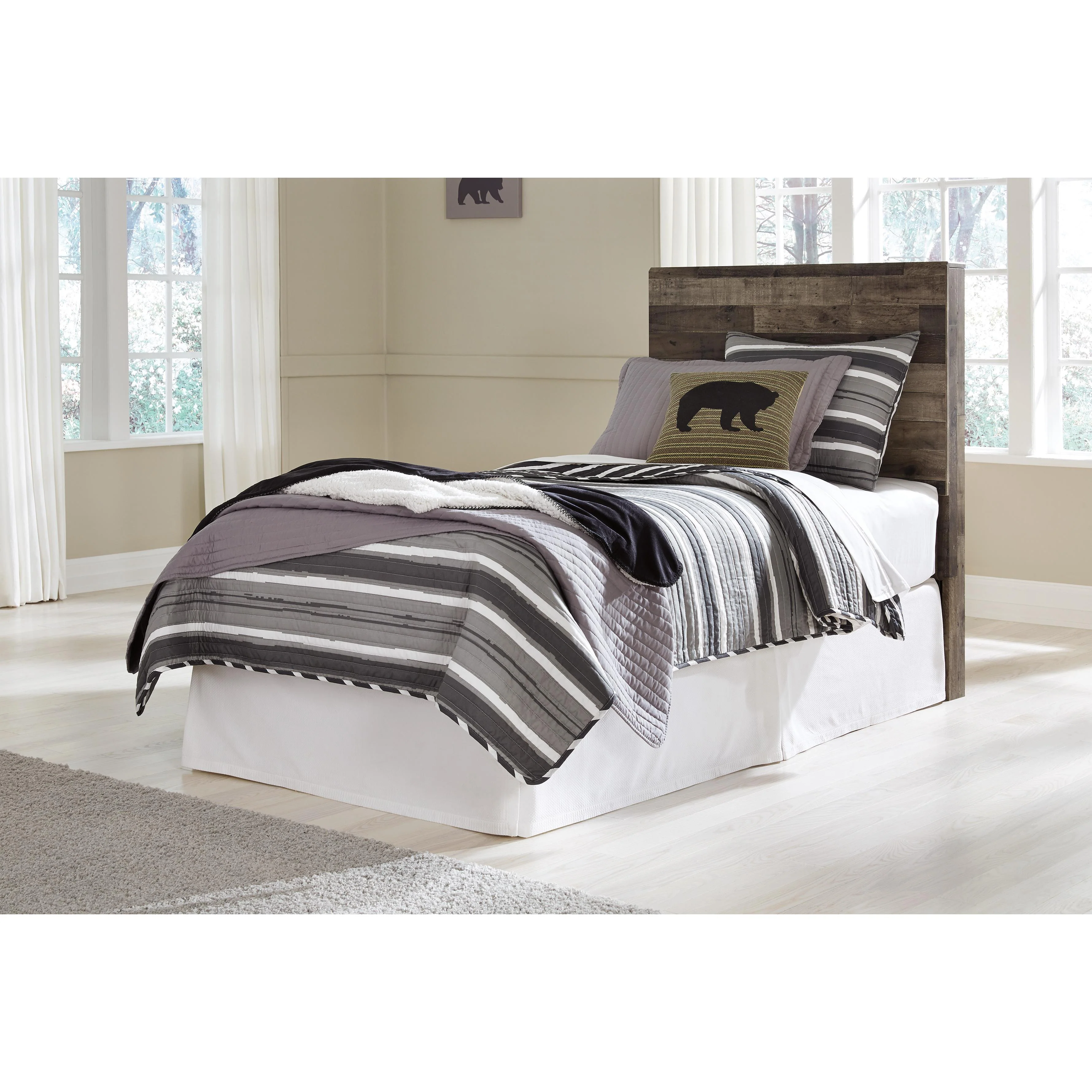 Benchcraft Derekson B200-53 Twin Panel Headboard - Image 2