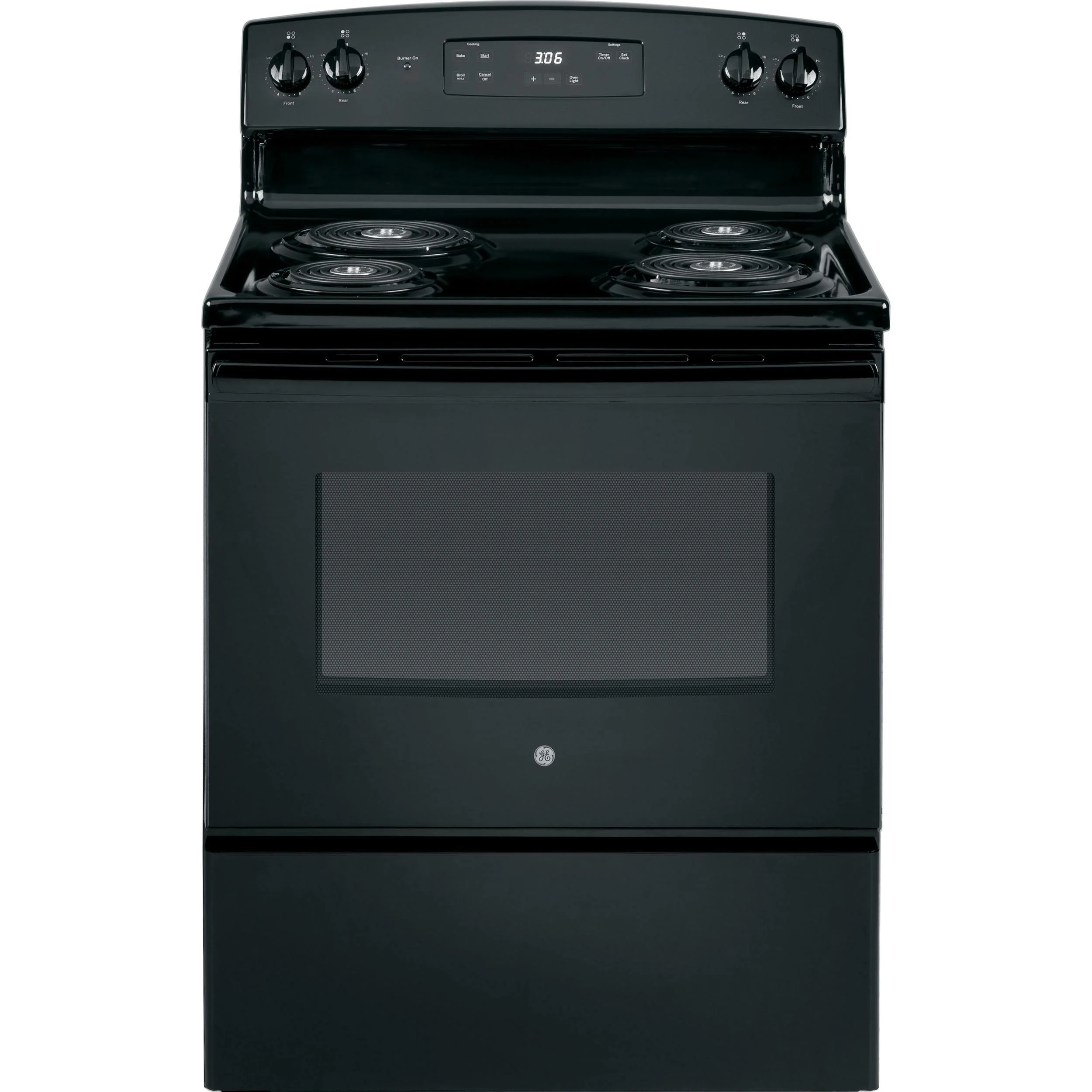 GE 30-inch Freestanding Electric Range JBS360DMBB - Image 1