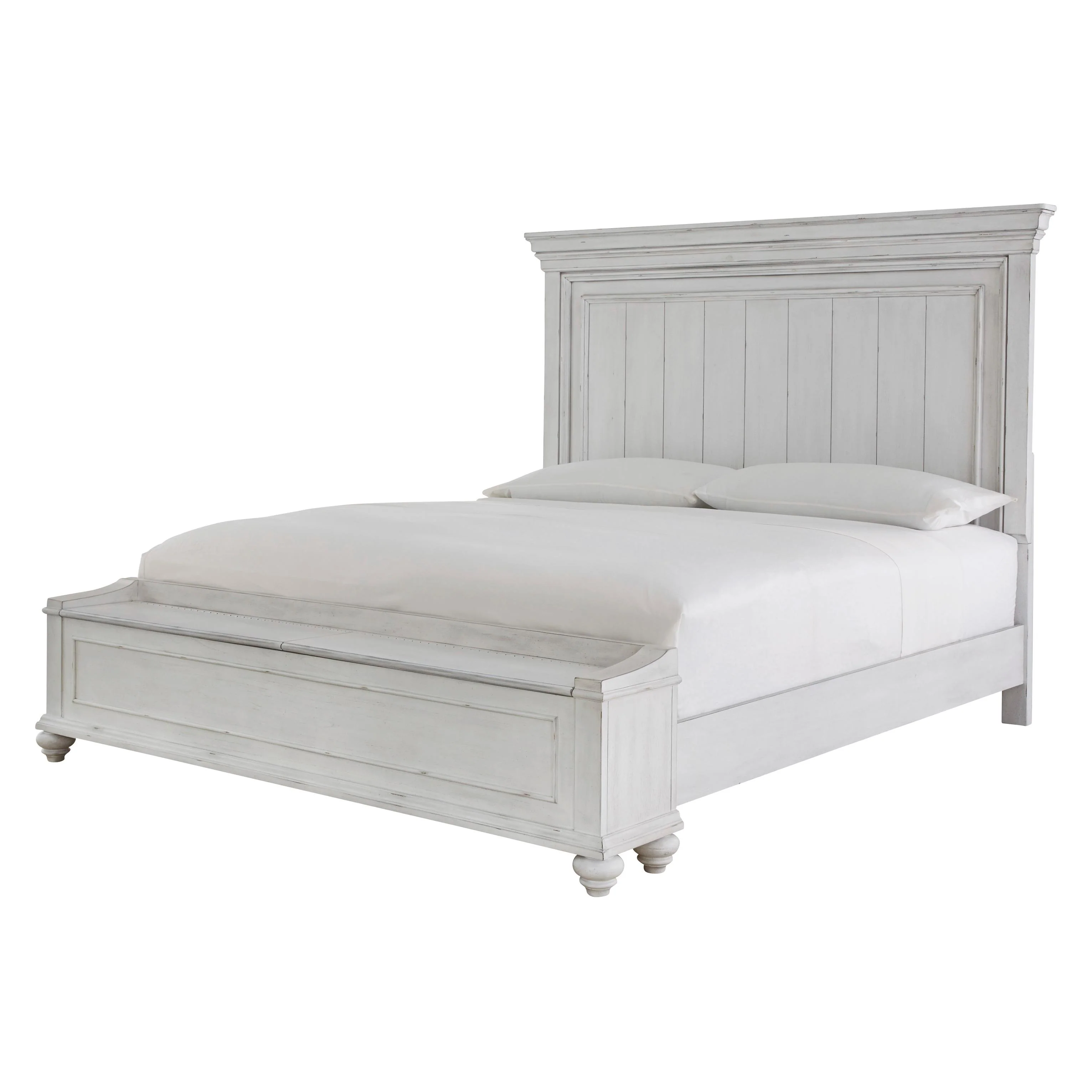Benchcraft Kanwyn Queen Panel Bed with Storage B777-57/B777-54S/B777-96 - Image 1