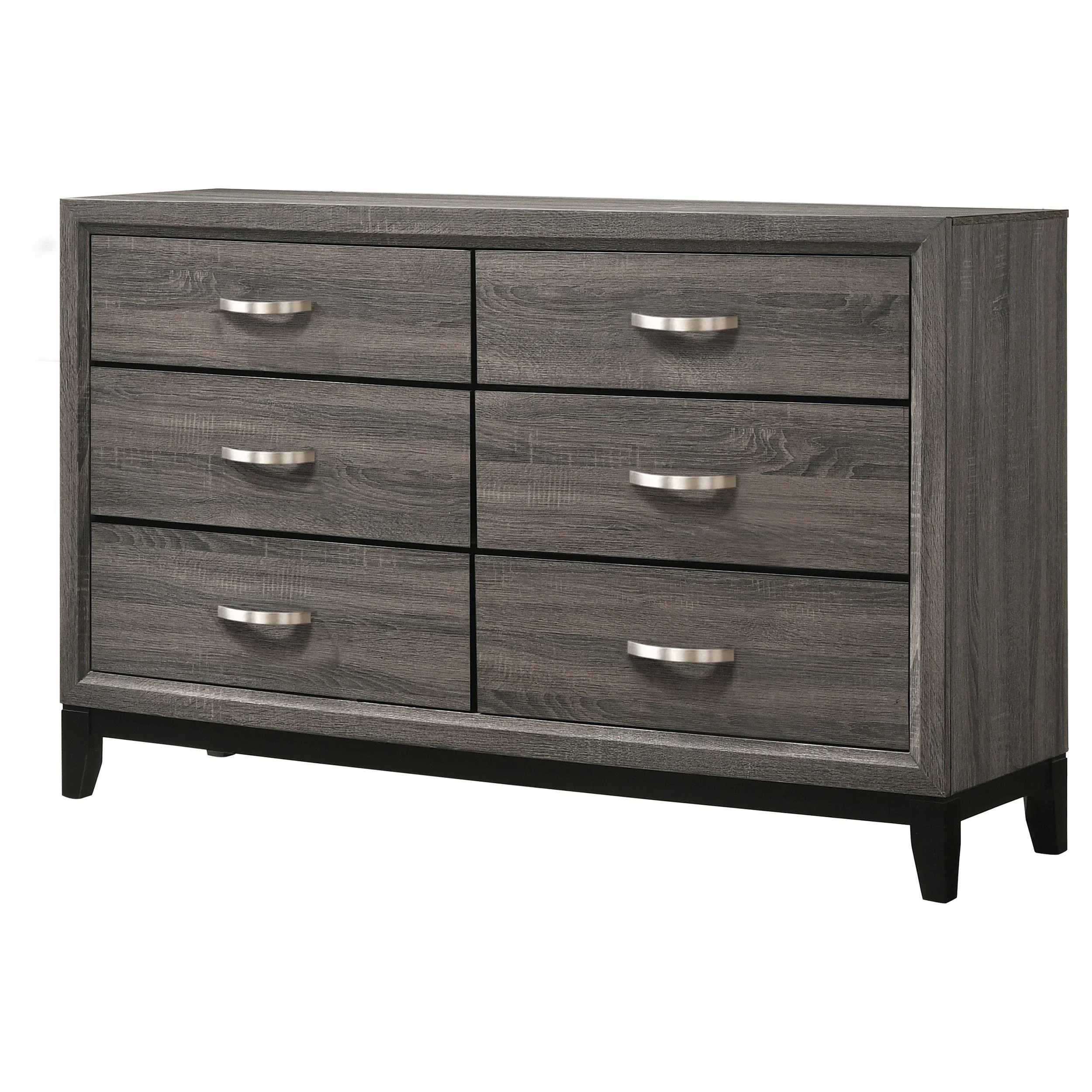Coaster Furniture Watson 212423 6-Drawer Dresser - Grey Oak - Image 3