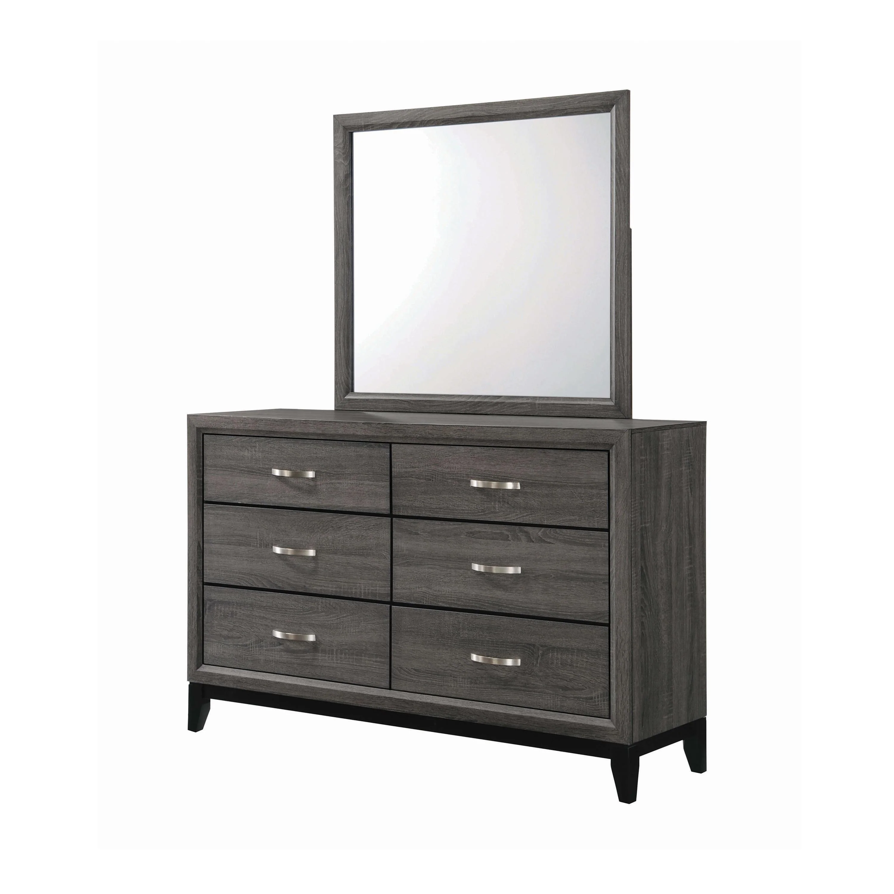 Coaster Furniture Watson 212424 Dresser Mirror - Grey Oak - Image 2