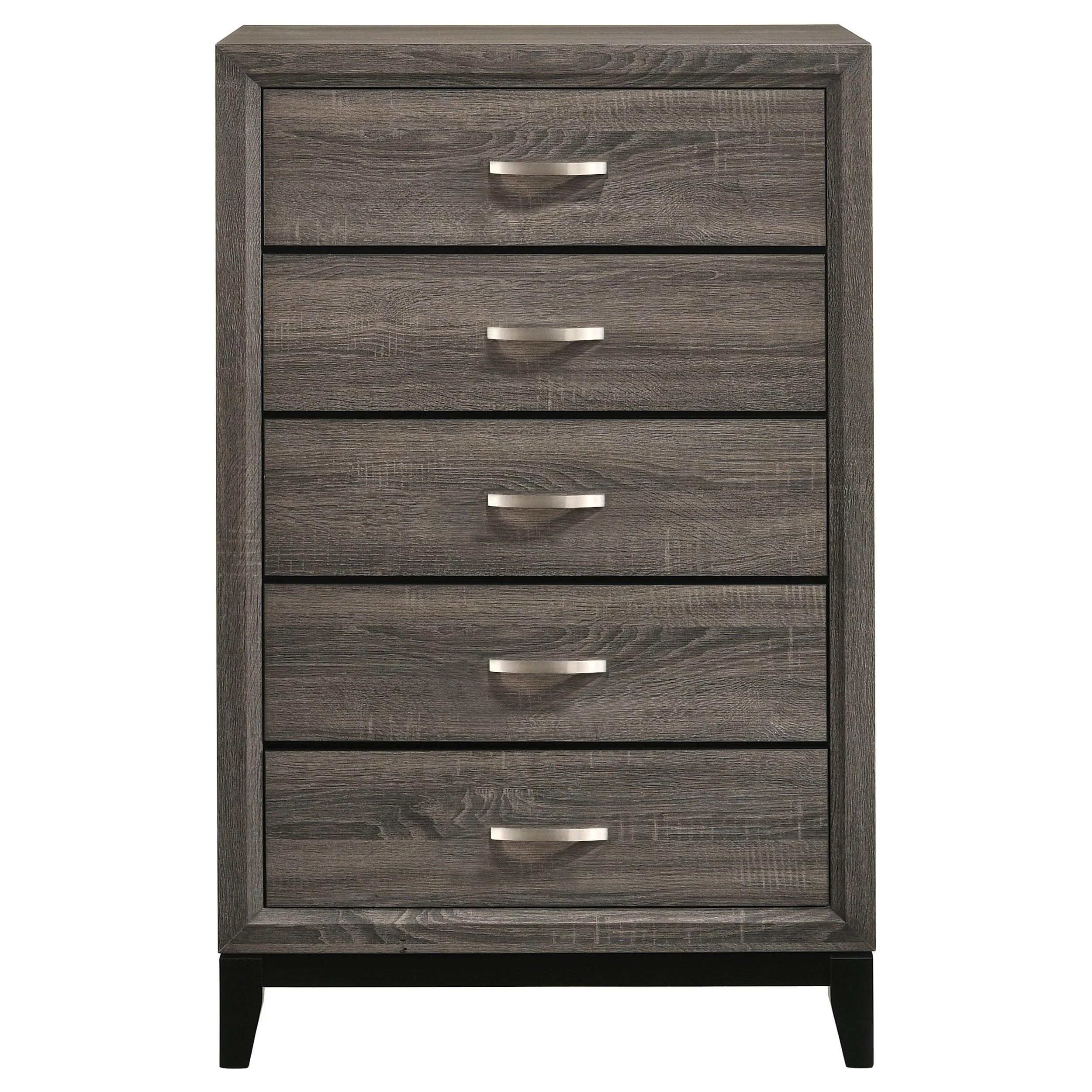 Coaster Furniture Watson 212425 5-Drawer Bedroom Chest - Grey Oak - Image 2