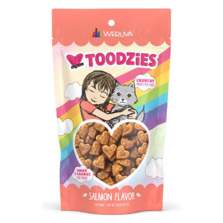 Weruva Cat Treat Toodzies Crunchy Salmon 2 oz - Image 1