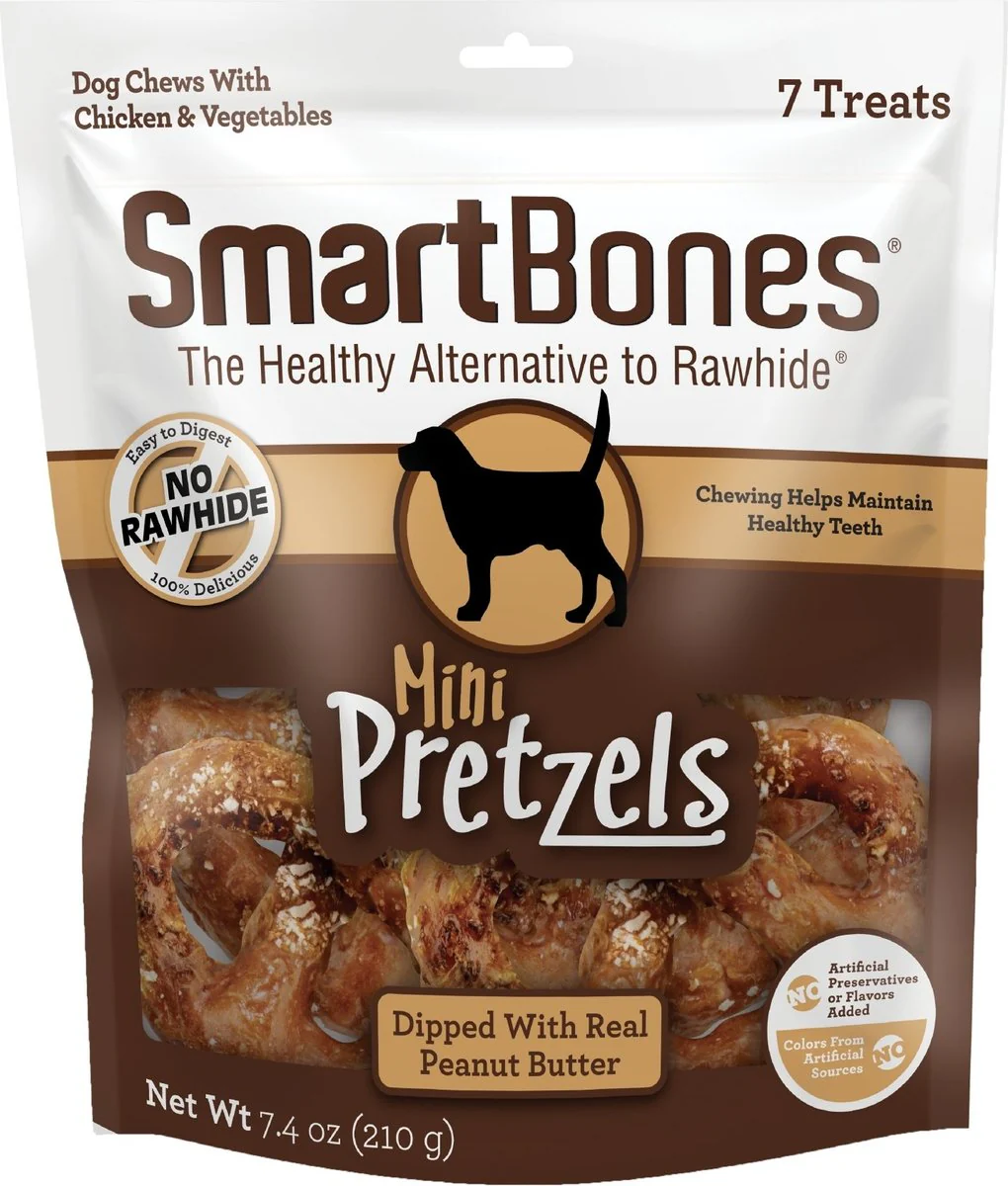 Smartbones Mini Pretzels Peanutbutter 7.3oz - Image 1