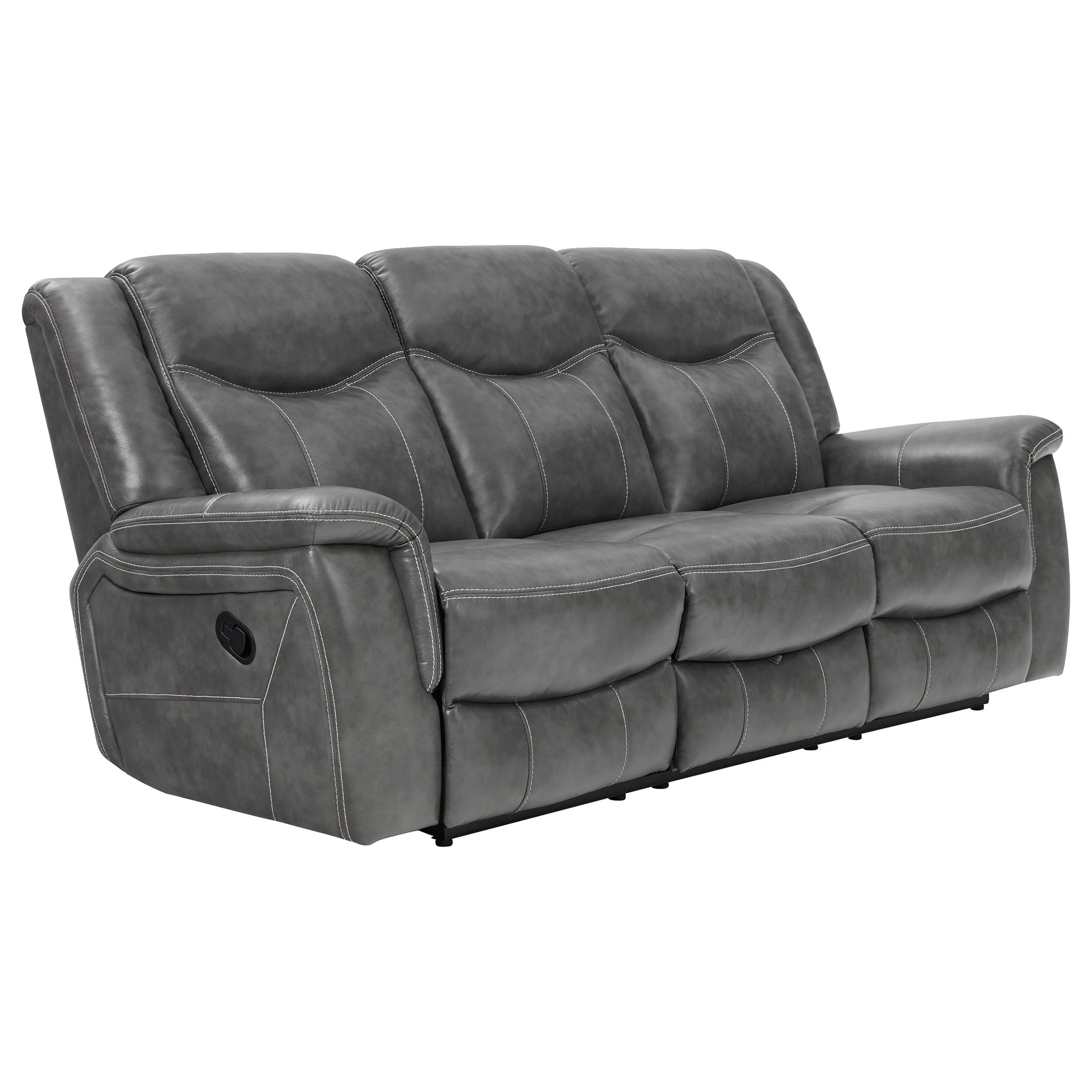 Coaster Furniture Conrad 650354 Upholstered Padded Arm Motion Sofa - Grey - Image 1