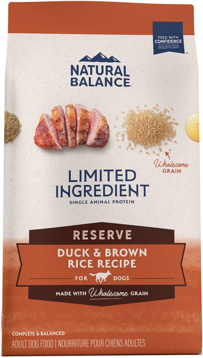 Natural Balance Limited Ingredient Reserve Duck & Brown Rice Recipe Dry Dog Food - Image 1