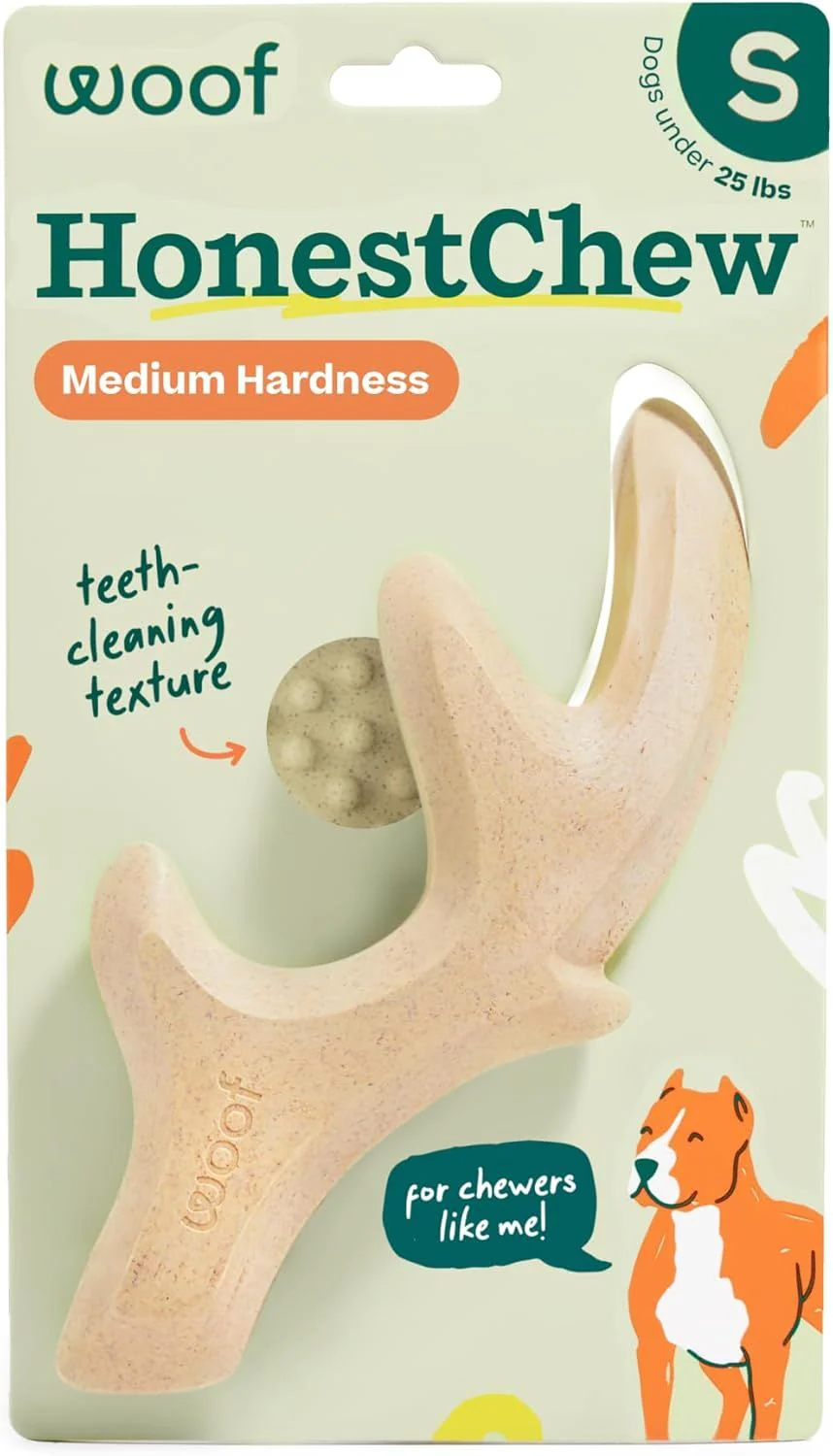 Woof Dog Honestchew Antler Chew Small - Image 1