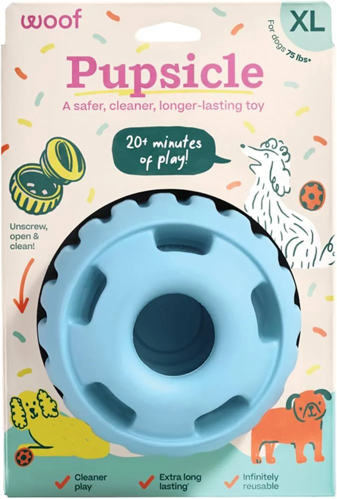 Woof Pupsicle Birthday Blue eXtra Large - Image 1