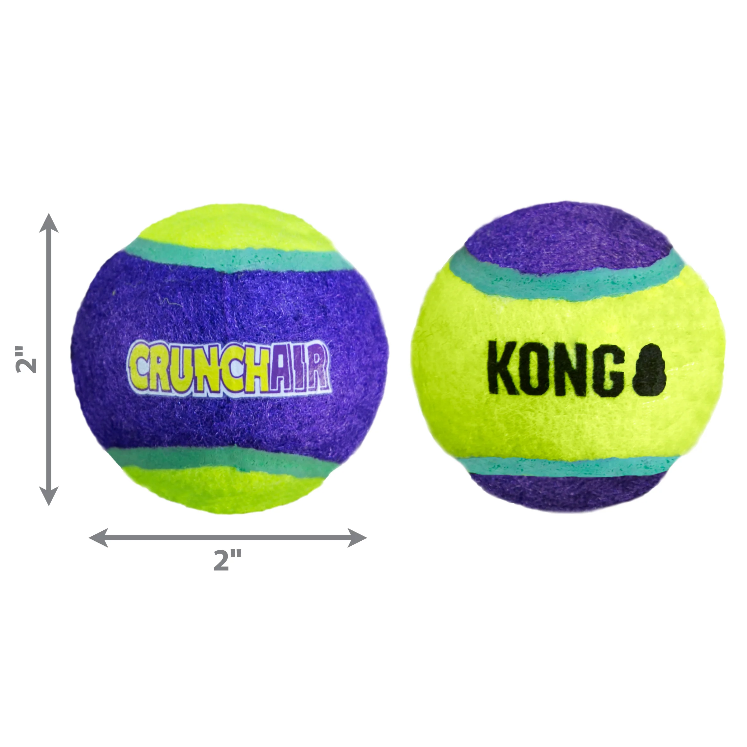 Kong Dog Toy CrunchAir Balls Small 3pk - Image 1