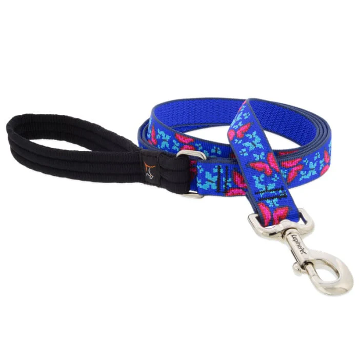 Lupine Pet Dog 6 Ft Long 1 In Leash Original Designs Social Butterfly - Image 1