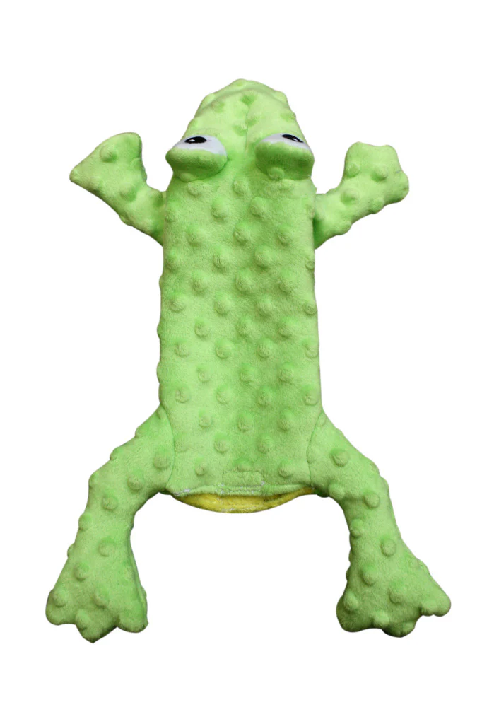Spot Ethical Pet Dog Toy Skinneeez Extreme Stuffer Frog14In - Image 1