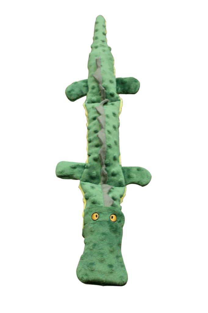 Spot Ethical Pet Dog Toy Skinneeez Extreme Triple Squeak Crocodile 25In - Image 1