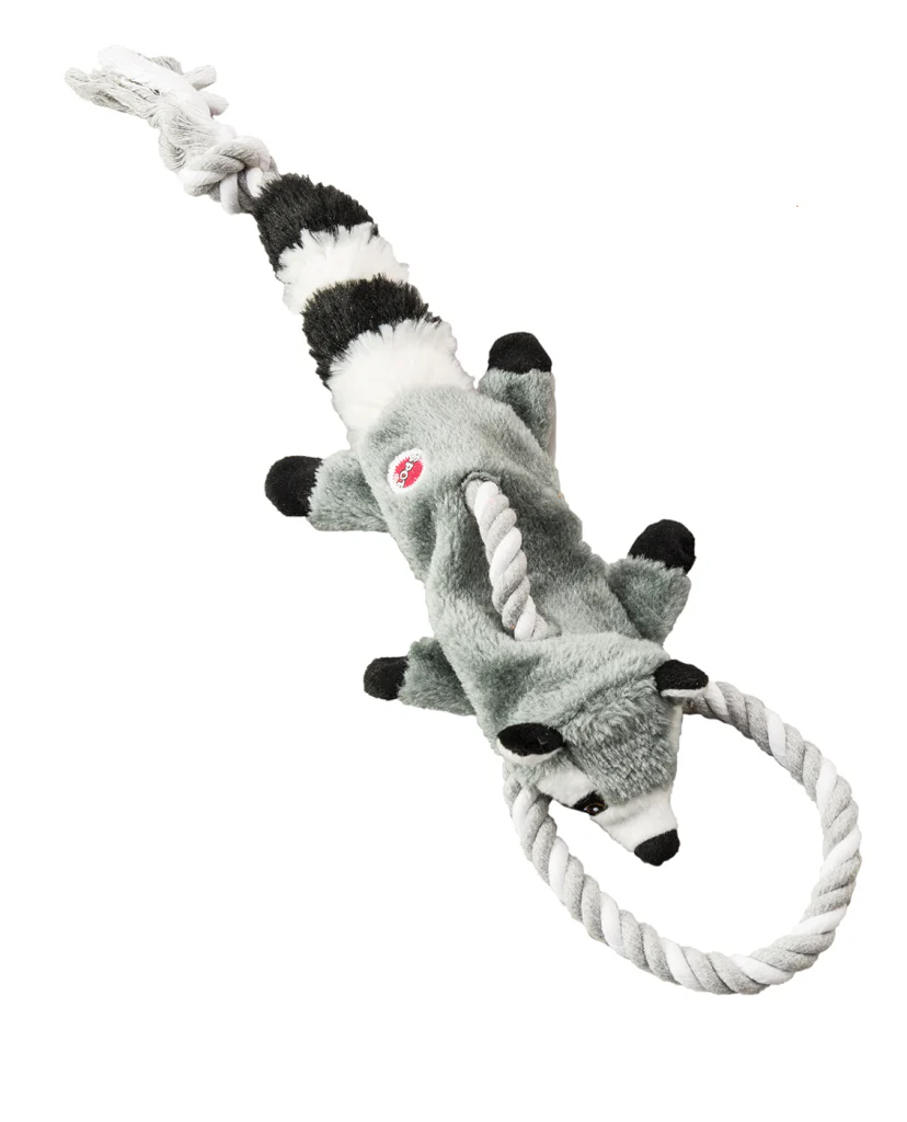 Spot Ethical Pet Dog Toy Mini Skinneeez Tugs Racoon 14In - Image 1