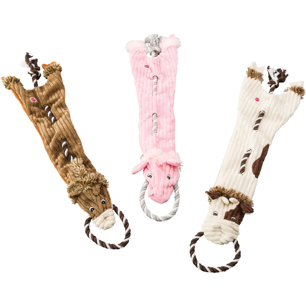Spot Ethical Pet Dog Toy Skinneeez Tugs Barnyard 23In Assorted - Image 1