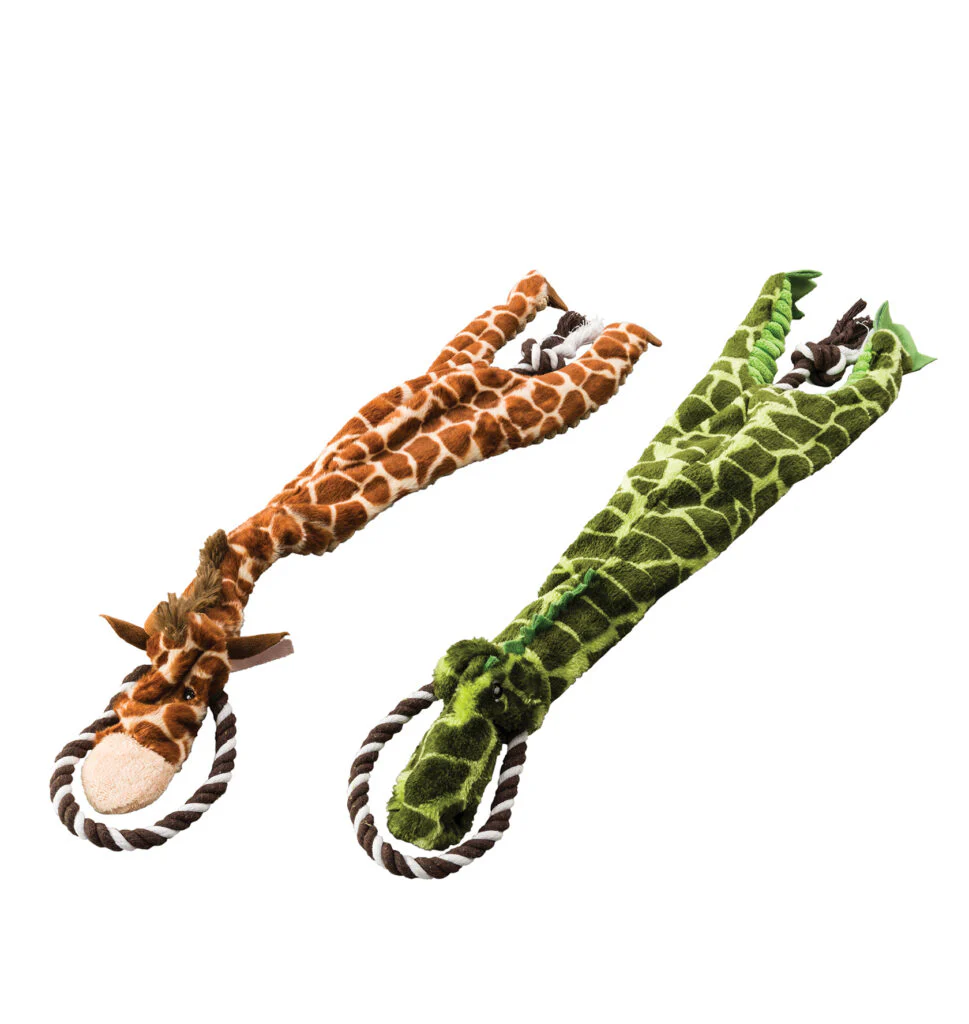 Spot Ethical Pet Dog Toy Skinneeez Tugs Jungle 23In Assorted - Image 1