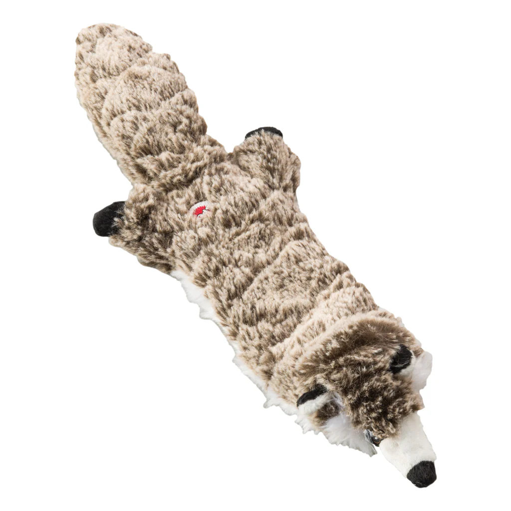 Spot Ethical Pet Dog Toy Mini Skinneez Extreme Quilted Racoon 14In - Image 1