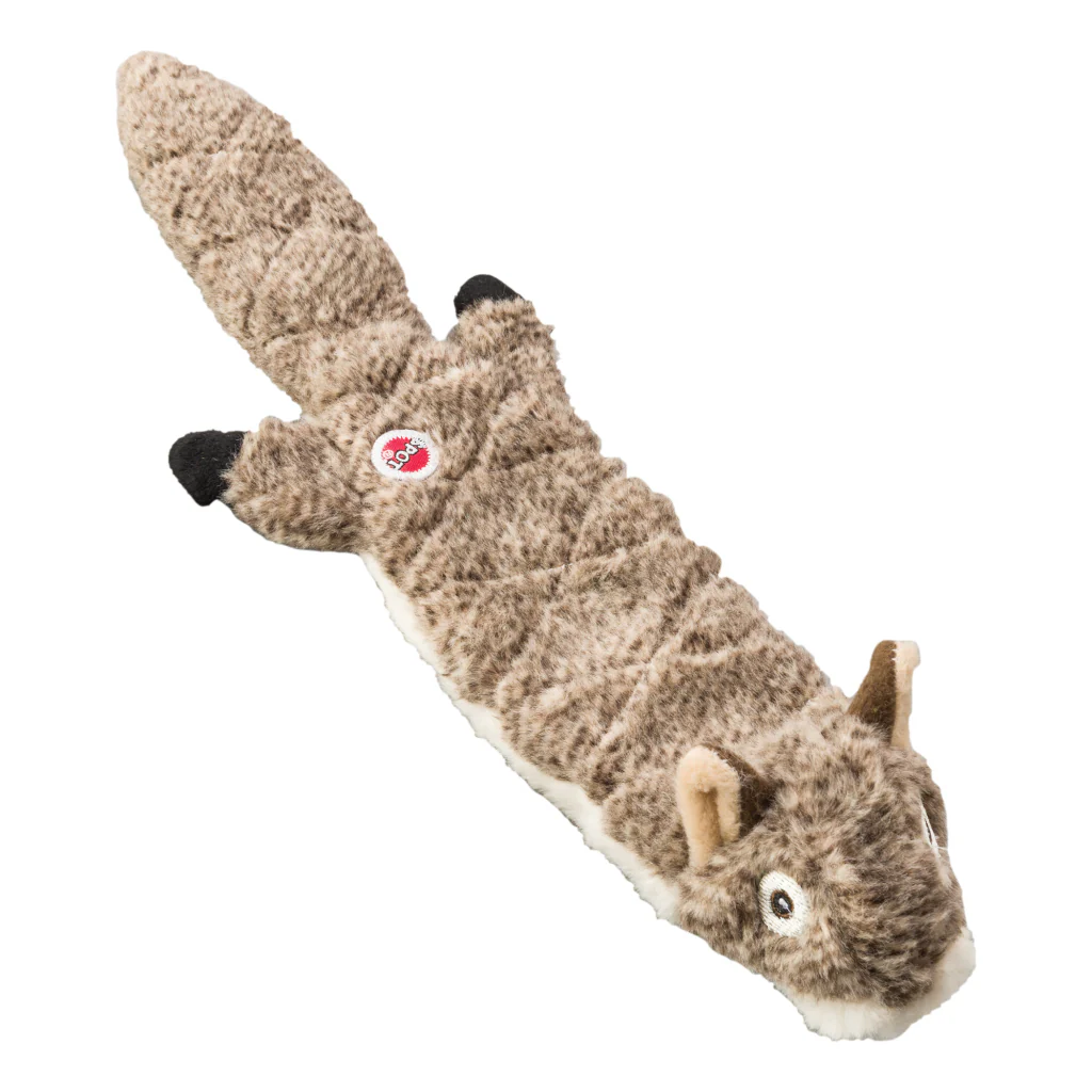 Spot Ethical Pet Dog Toy Mini Skinneez Extreme Quilted Squirrel 14In - Image 1