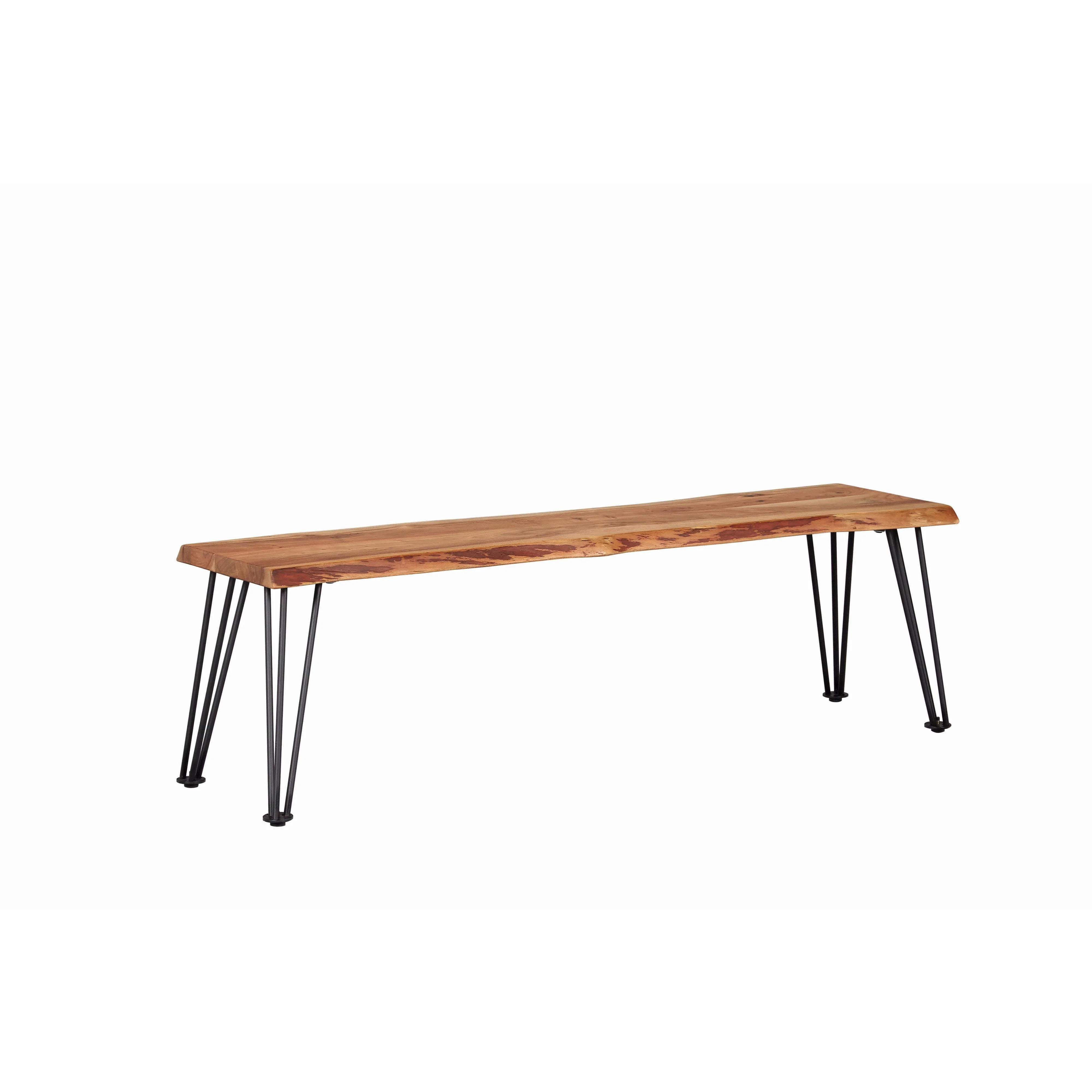 Coaster Furniture Sherman 190913 Wood Dining Bench – Natural Acacia