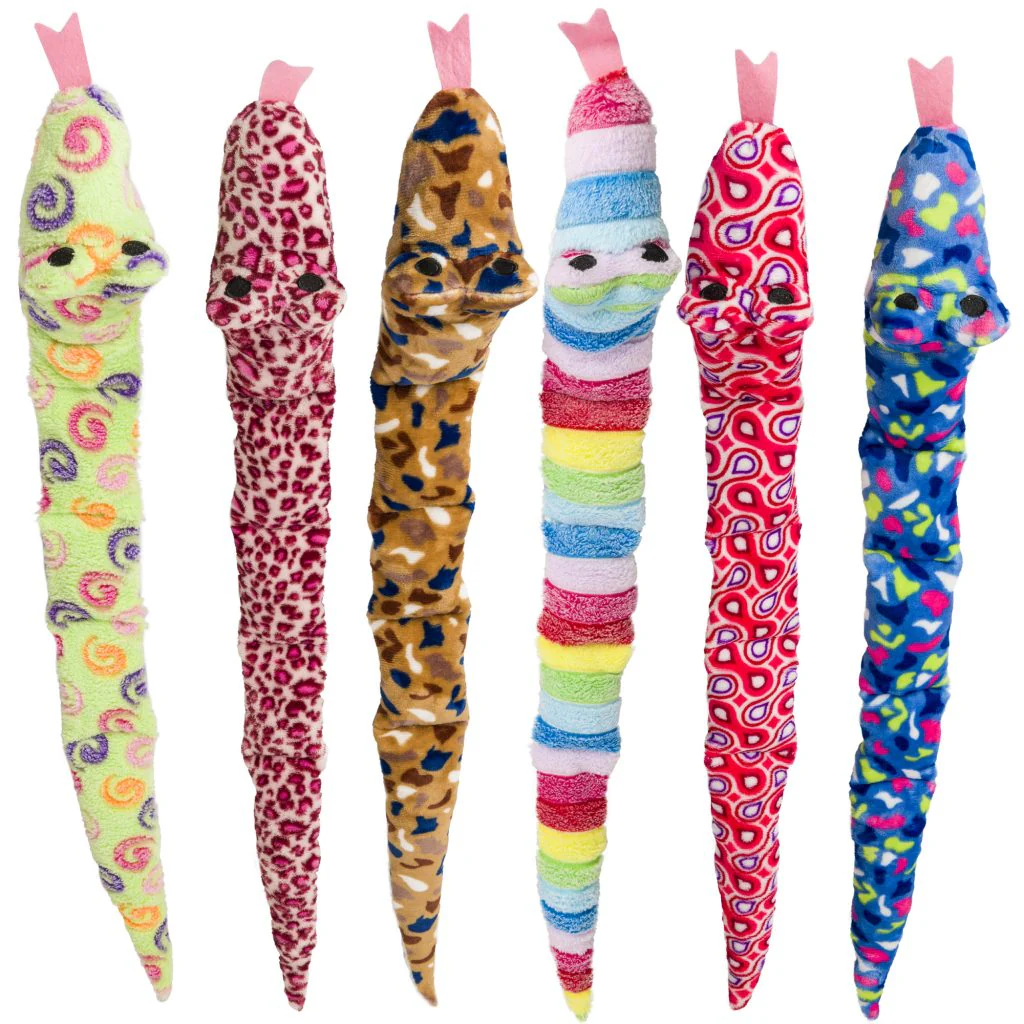 Spot Ethical Pet Dog Toy Slithery Snakes 35In Assorted - Image 1