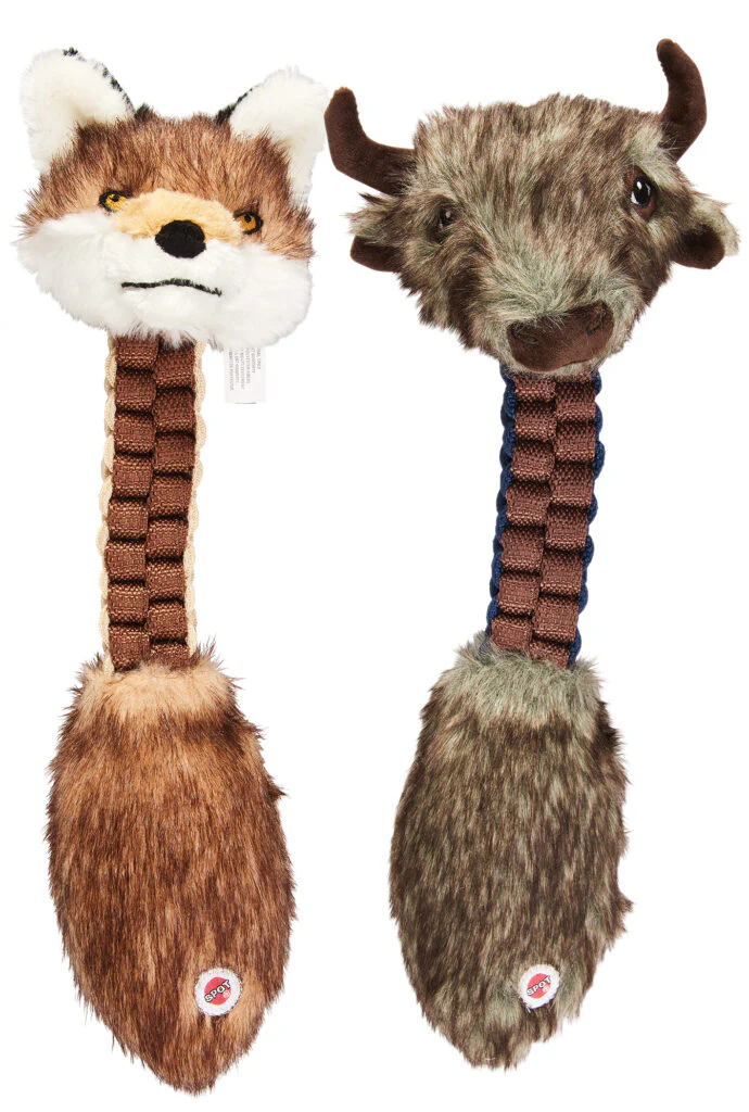 Spot Ethical Pet Dog Toy Furzz Braided 13In Assorted - Image 1