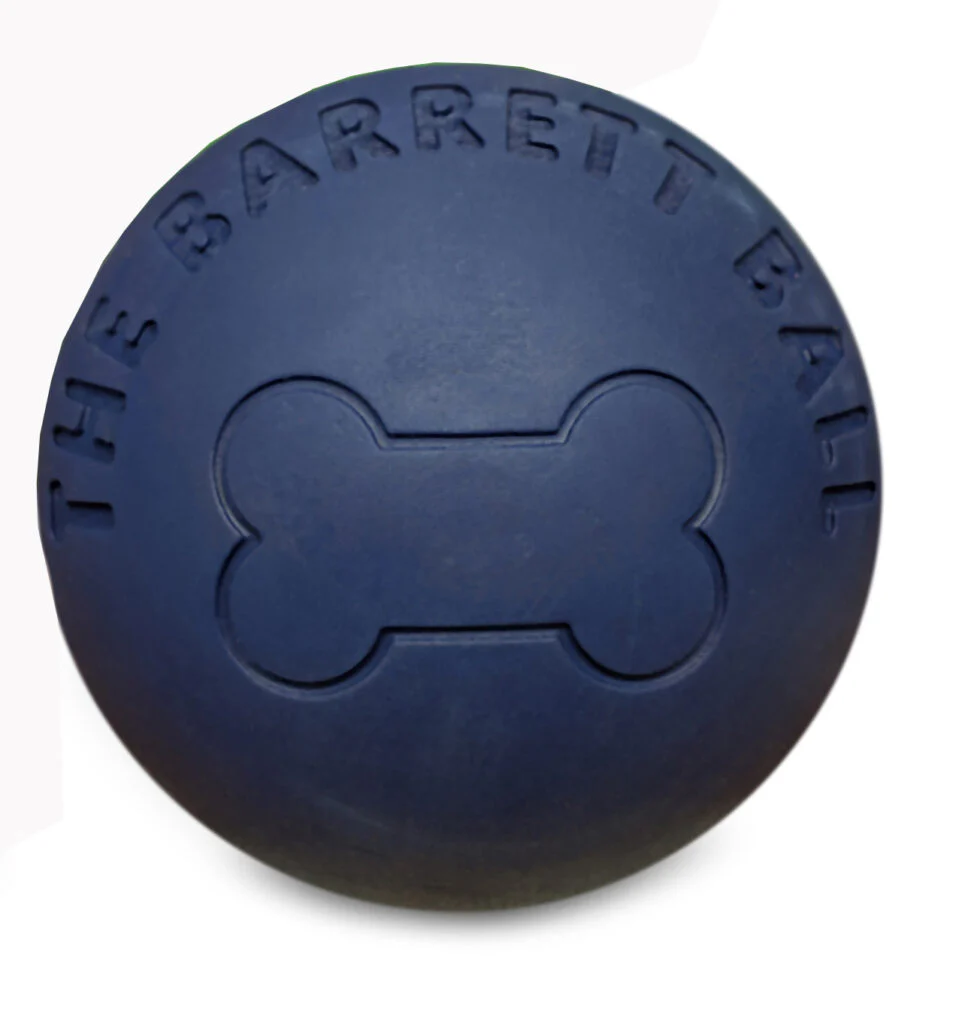 Spot Ethical Pet Dog Toy The Barrett Ball 4In Blue - Image 1