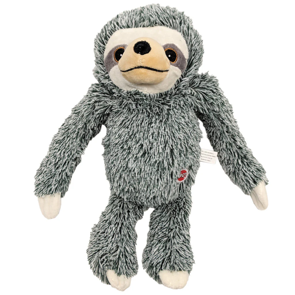 Spot Ethical Pet Dog Toy Fun Sloth Plush 13In Assorted - Image 1