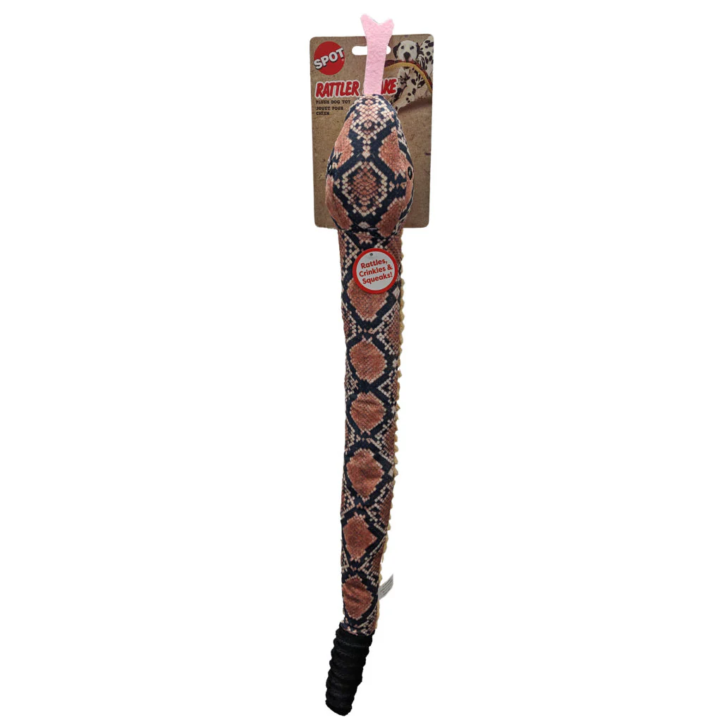 Spot Ethical Pet Dog Toy Rattler Snake 24In - Image 1