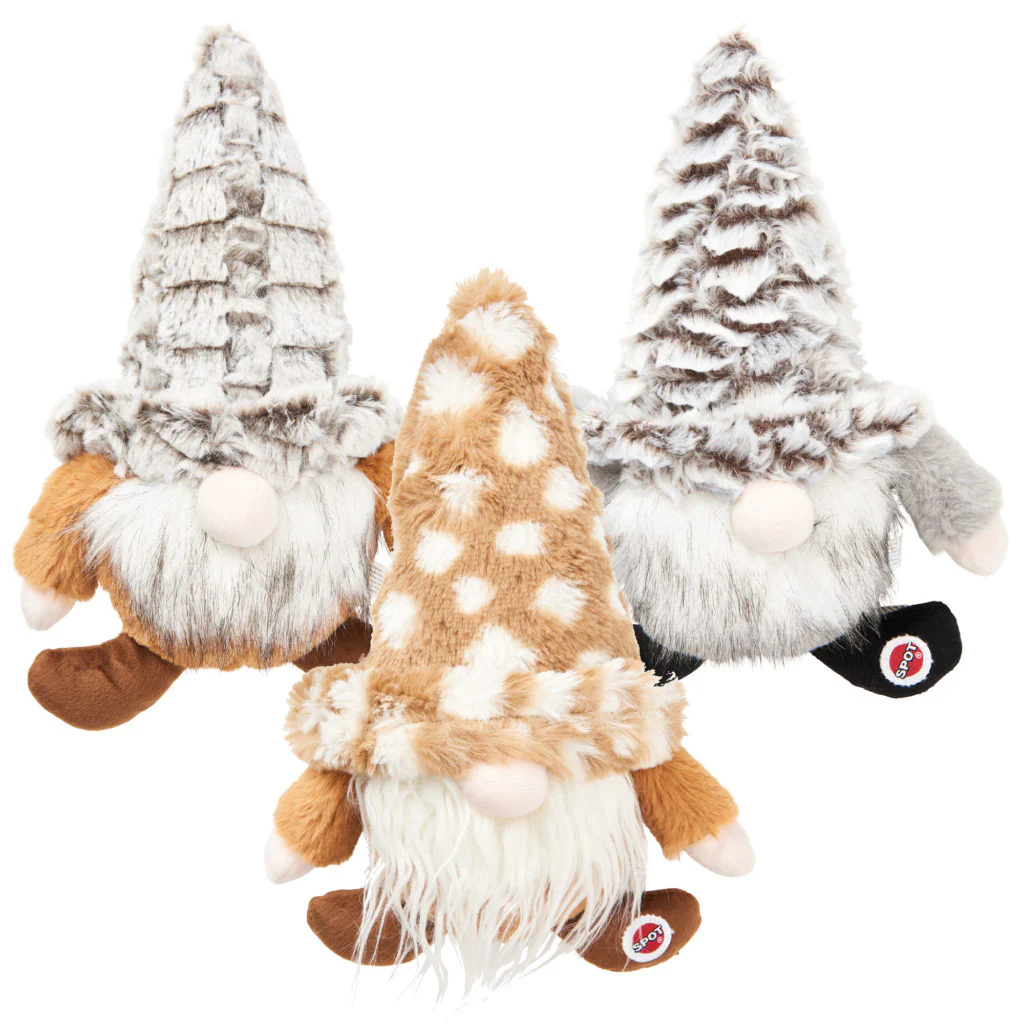 Spot Ethical Pet Dog Toy Woodsy Gnome 12In Assorted - Image 1