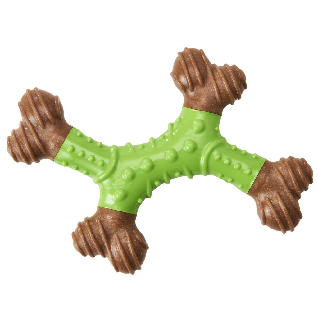 Spot Ethical Pet Bambone Dental X-Bone 6in Apple - Image 1