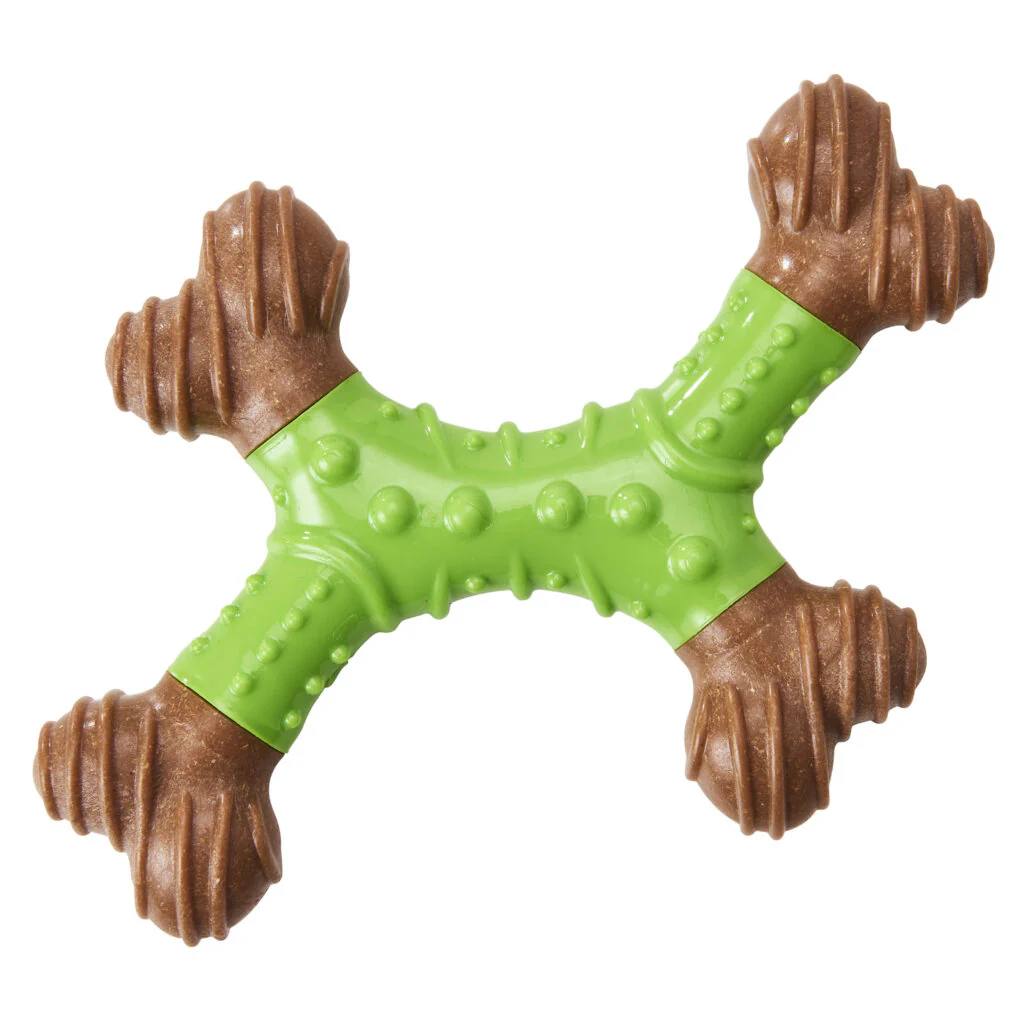 Spot Ethical Pet Bambone Dental X-Bone 8in Apple - Image 1