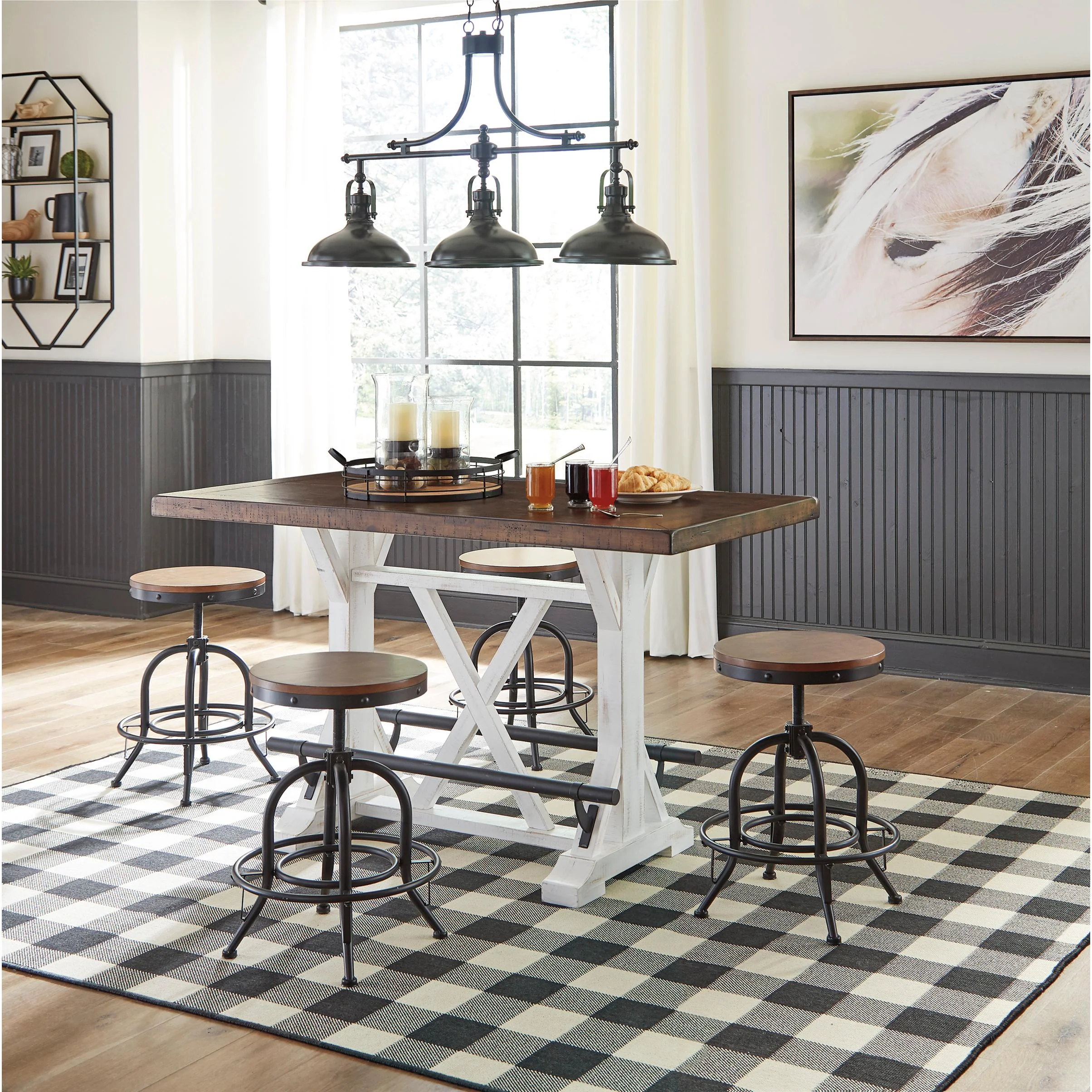 Signature Design by Ashley Valebeck Adjustable Height Stool D546-224 - Image 3