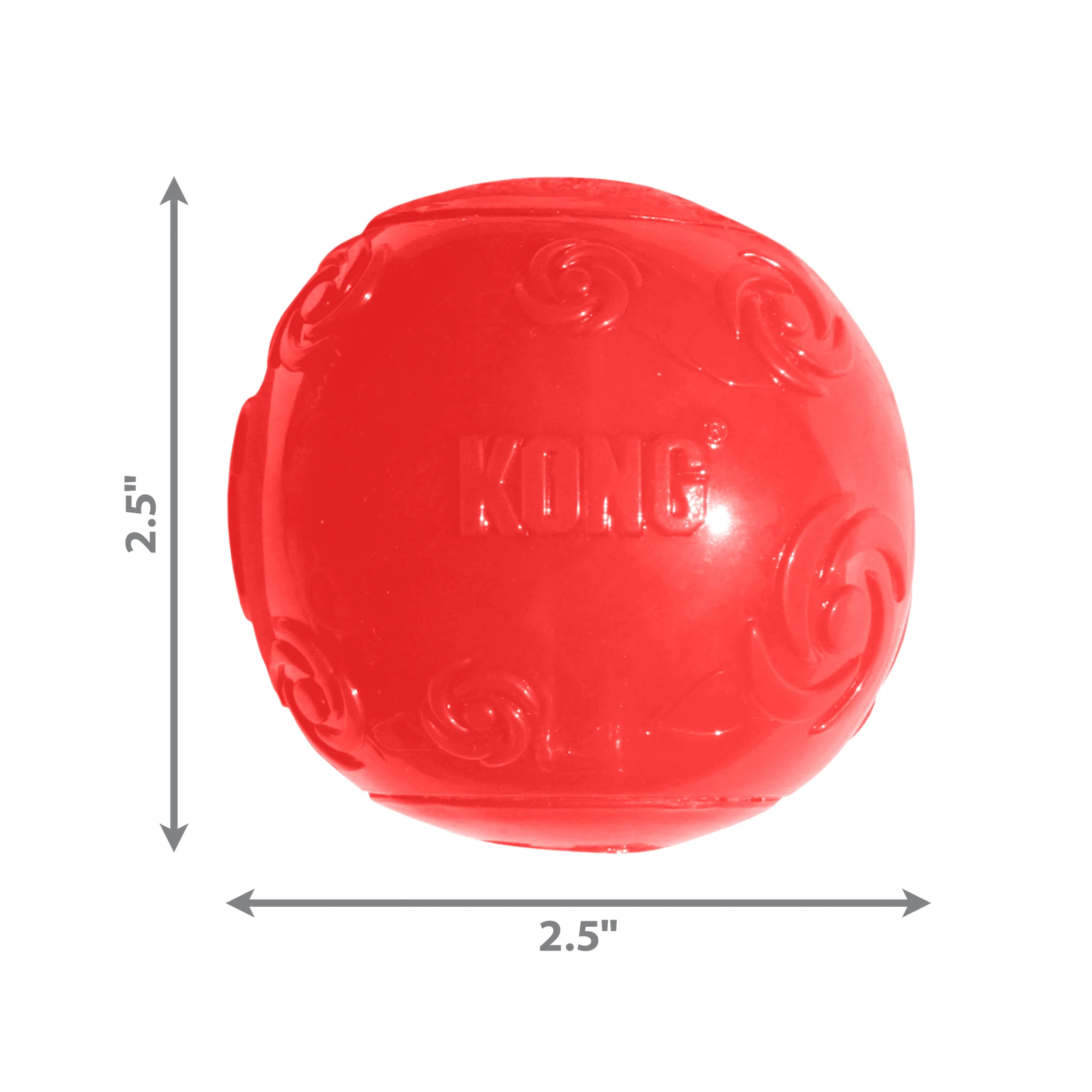 Kong Dog Toy Squeezz Ball 1pk Assorted Medium - Image 1
