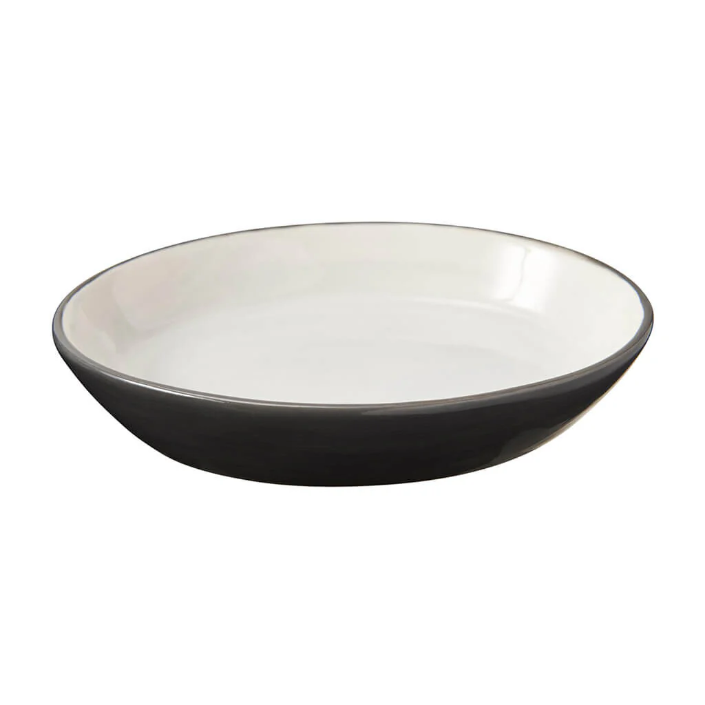 Spot Ethical Pet Cat Dish 6in Two Tone Grey Oval - Image 1
