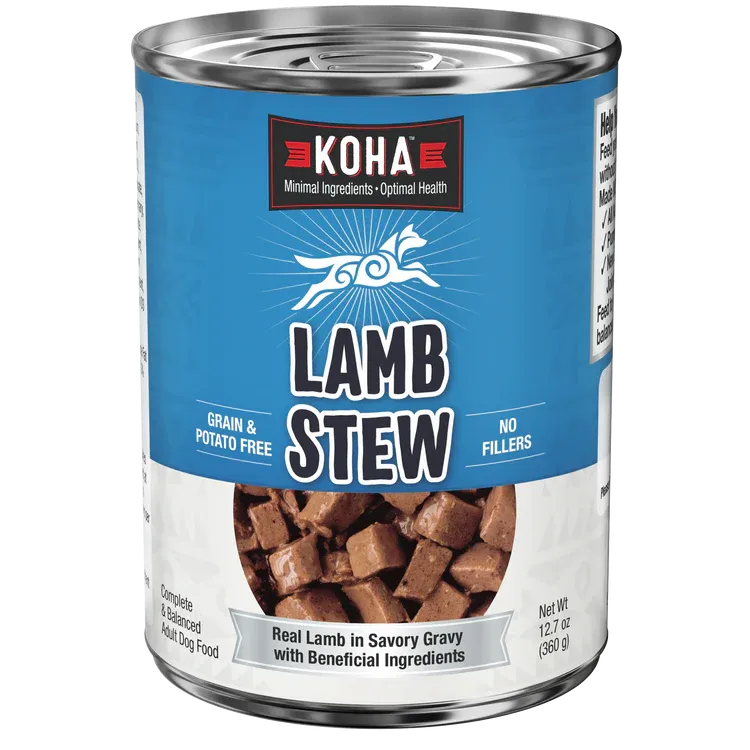 Koha Dog Grain Free Lamb Stew 12.7oz Can - Image 1