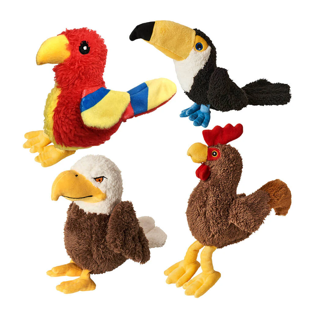 Spot Ethical Pet Dog Toy Love The Earth Plush Bird 8In Assorted - Image 1