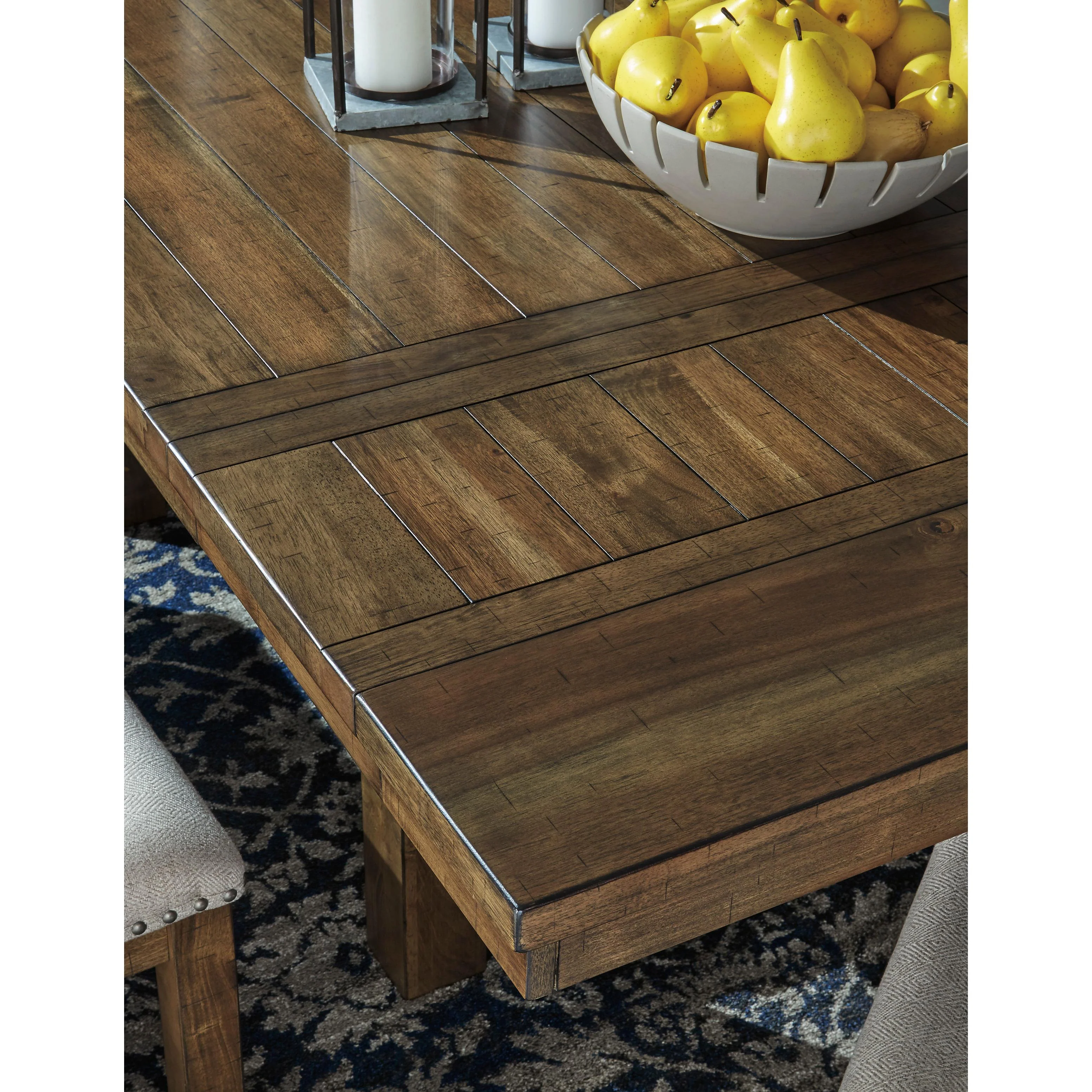 Signature Design by Ashley Moriville Dining Table with Trestle Base D631-45 - Image 3