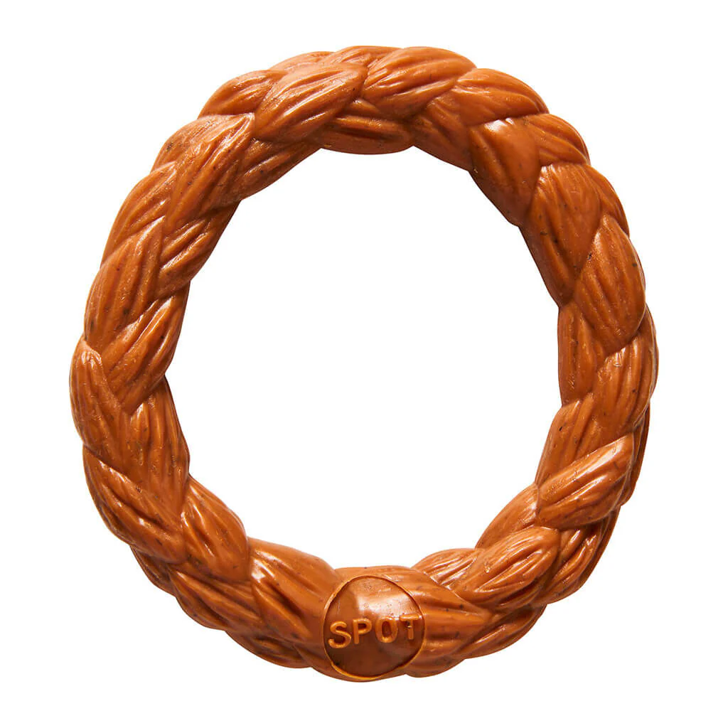 Spot Ethical Pet Dog Chew Bambone Hickory Braided Ring 5in - Image 1