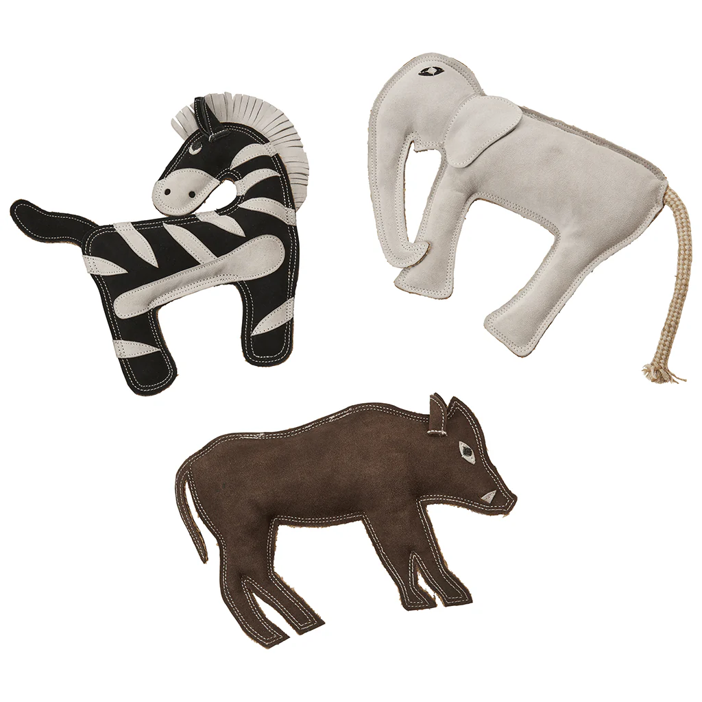 Spot Ethical Pet Dog Toy Dura-Fused Leather Jungle 11In Assorted - Image 1
