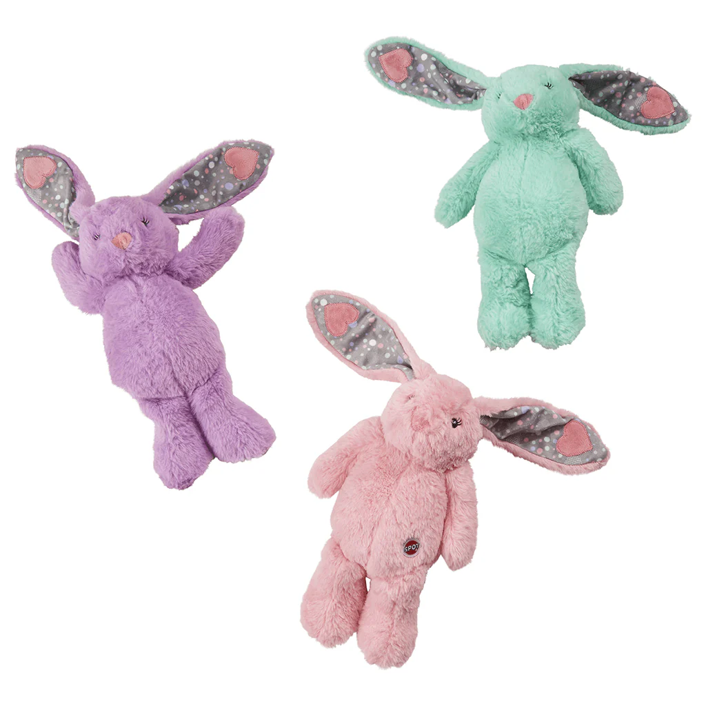 Spot Ethical Pet Dog Toy Soothers Heartbeat Bunny 12In - Image 1