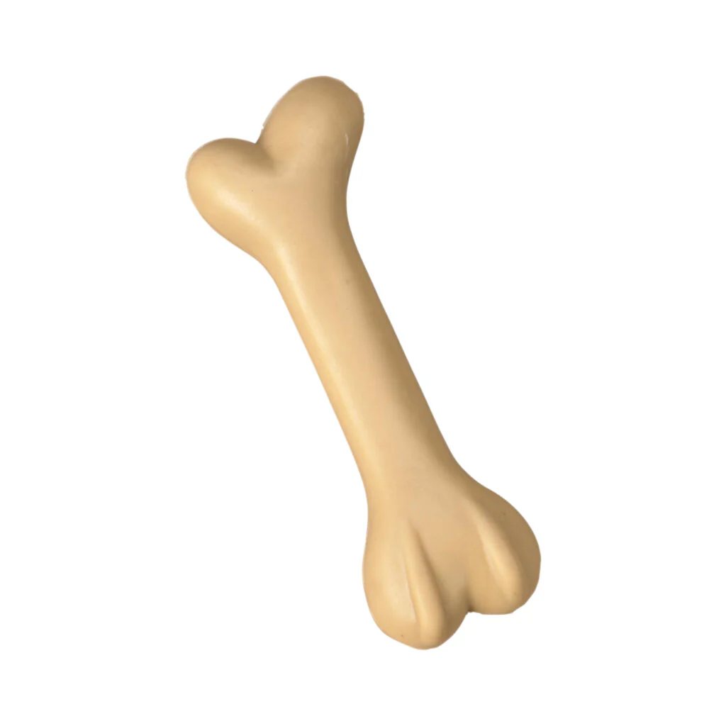 Spot Ethical Pet Dog Toy Love The Earth Natural Rubber Bone 6In - Image 1