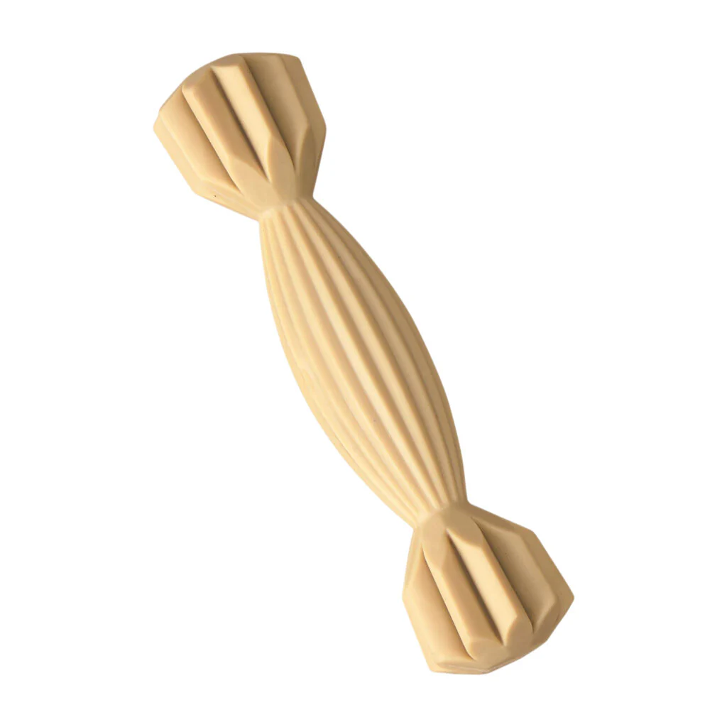 Spot Ethical Pet Dog Toy Love The Earth Natural Rubber Groovy Bone 7In - Image 1